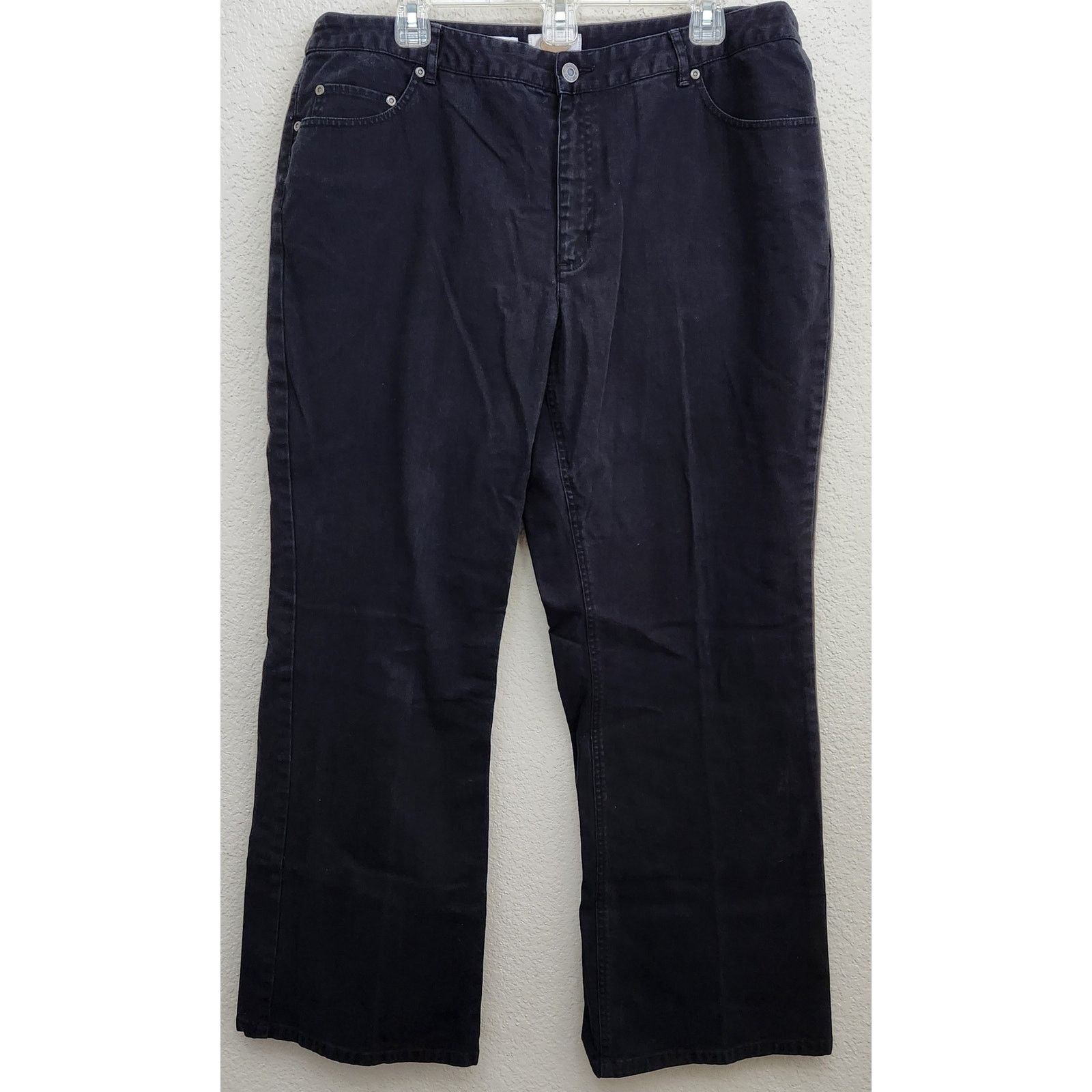 Other Talbots Woman Black Classic Fit Stretch Jeans 16W Plus Size 36" / US 14 / IT 50 - 1 Thumbnail