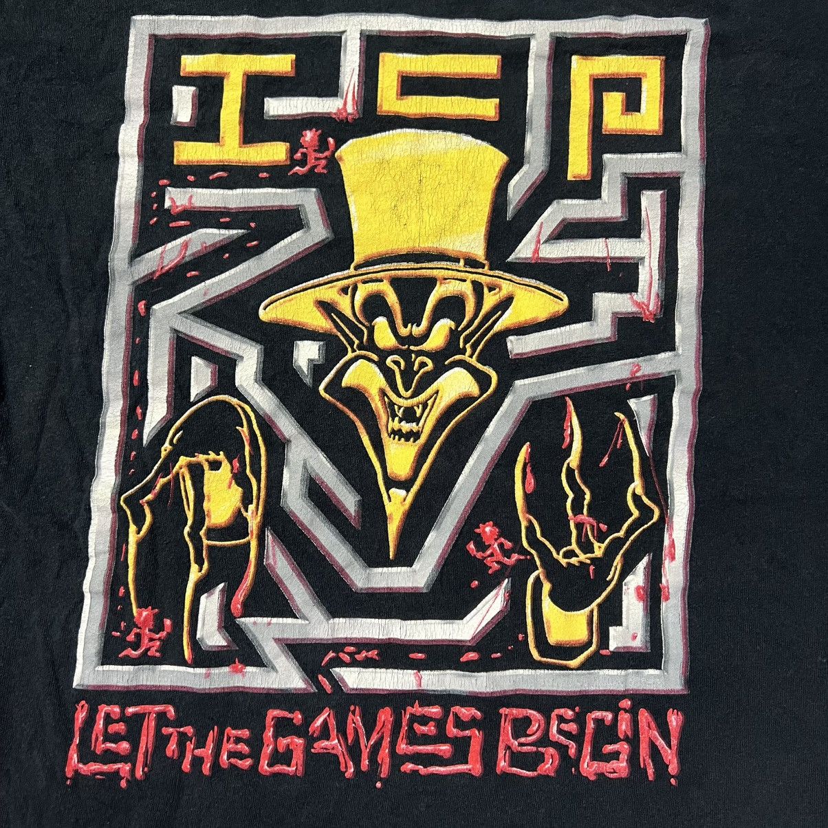 Band Tees × Rap Tees × Vintage Vintage 90’s Insane Clown Posse “ICP” 🇺🇸 Rap T-Shirt Size US L / EU 52-54 / 3 - 7 Thumbnail