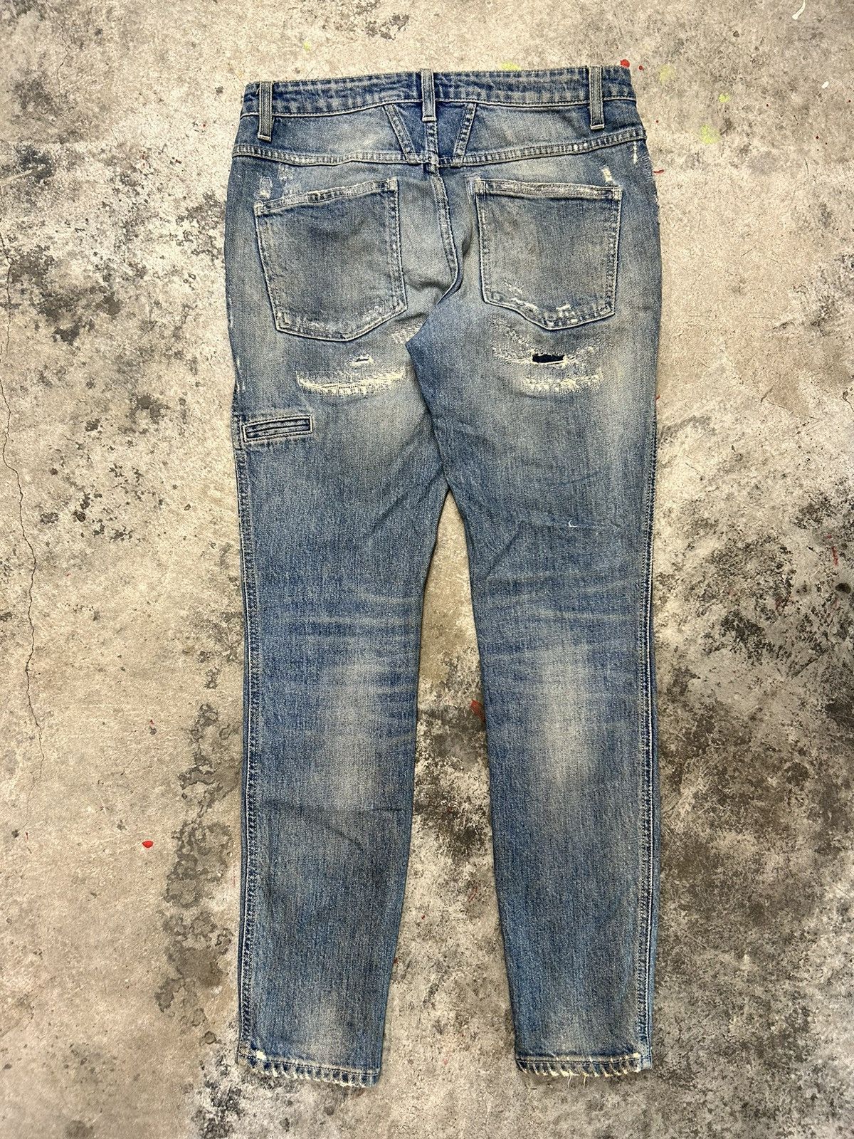 CLOSED × Marithe + Francois Girbaud Closed Ripped Jeans Blush Denim Size 28" / US 6 / IT 42 - 2 Thumbnail