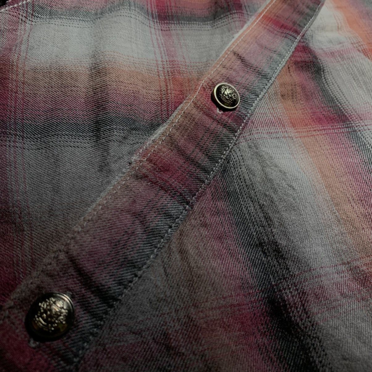 Japanese Brand Vtg Saucy Cool Western Style Flannel Shirt Japanese Brand Size US L / EU 52-54 / 3 - 13 Thumbnail