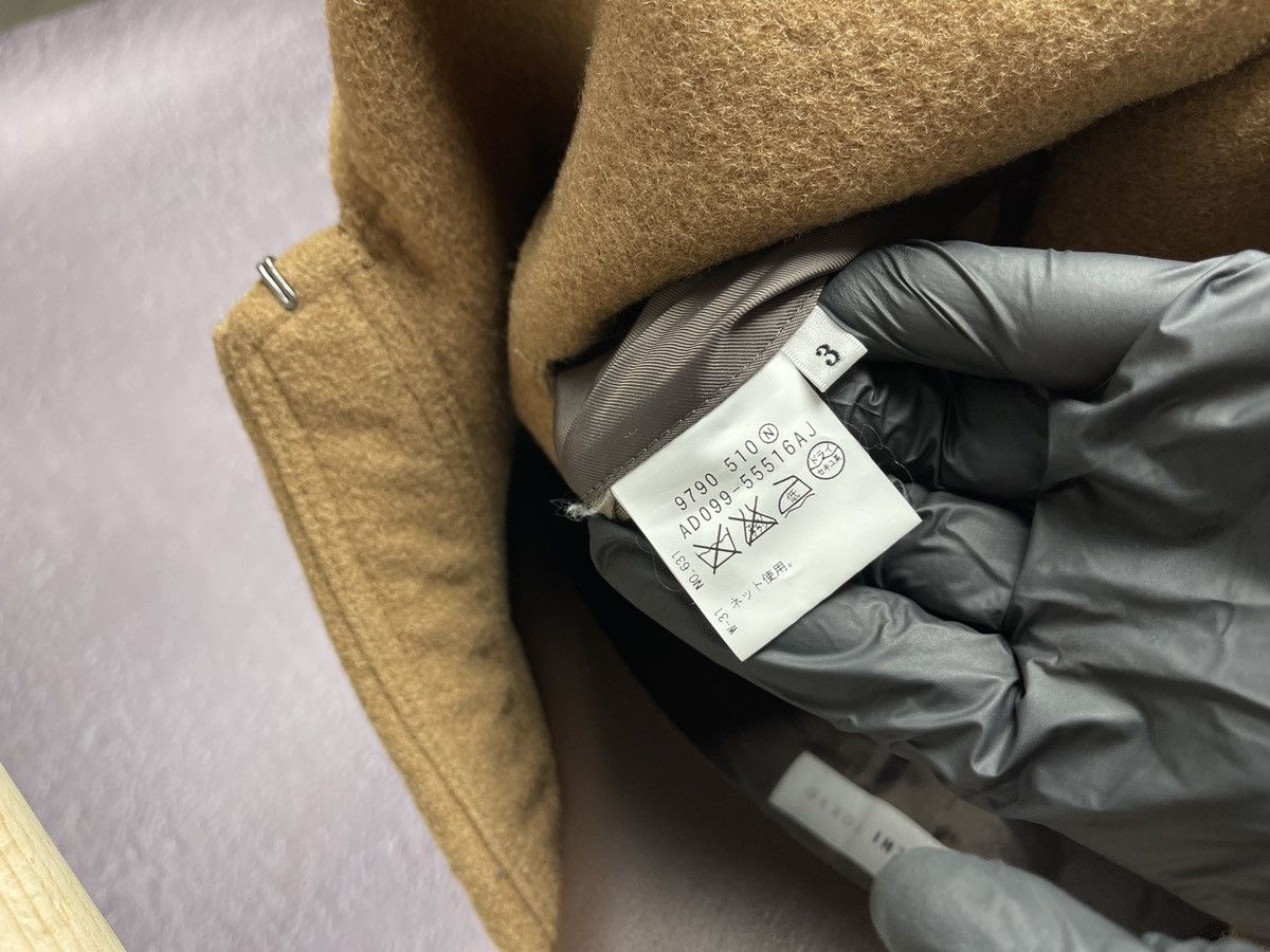 Japanese Brand Takeo Kikuchi Tokyo beige double breasted wool pea coat Size US L / EU 52-54 / 3 - 13 Thumbnail