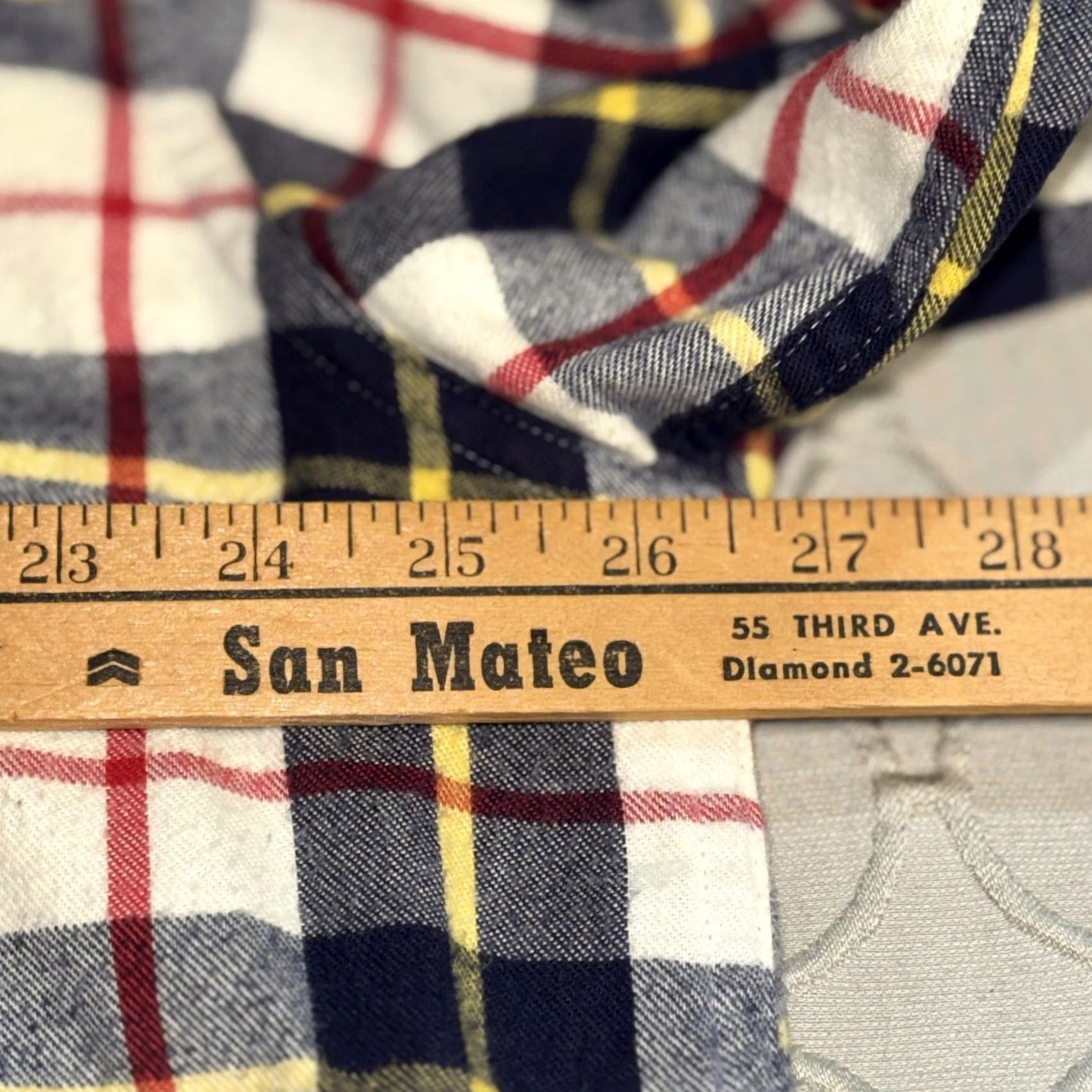 Vintage VINTAGE L.L.Bean Shirt Mens XL Tall Blue Red Plaid Flannel Button Down Collar Pocket XL Tall Mens Size US XL / EU 56 / 4 - 6 Thumbnail
