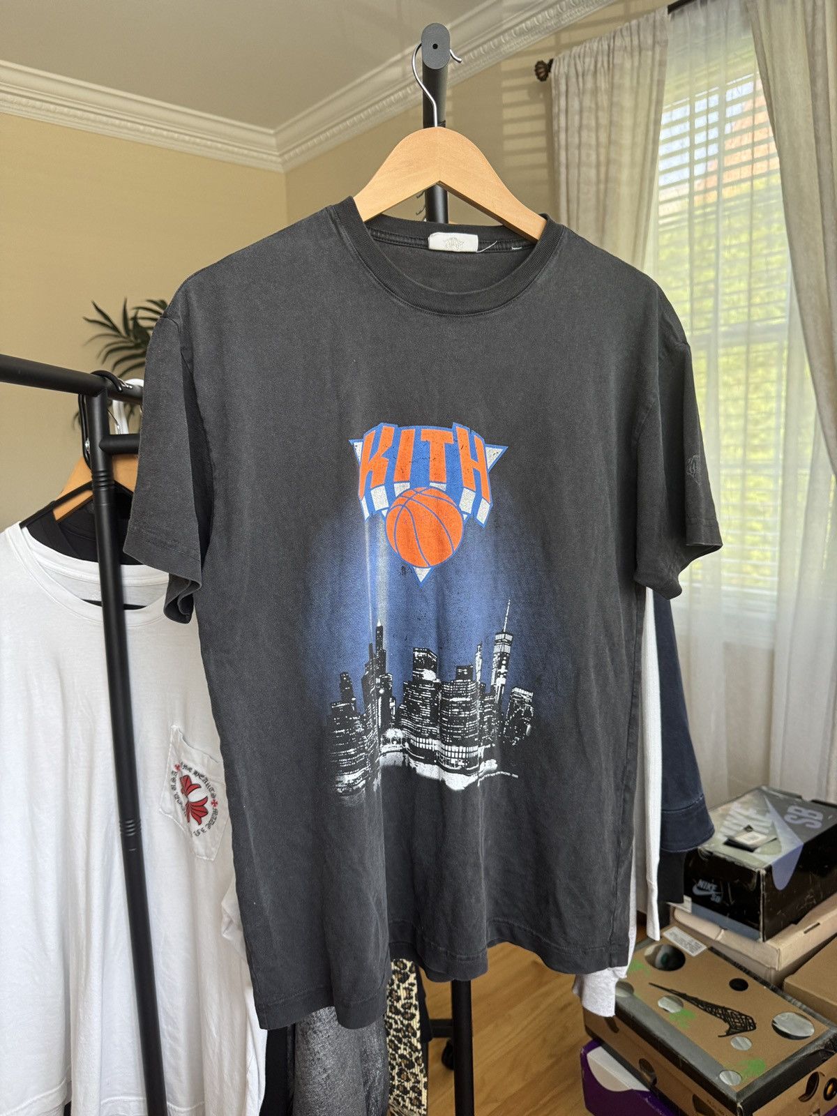Kith Kith City Marathon Vintage Tee Black | Grailed