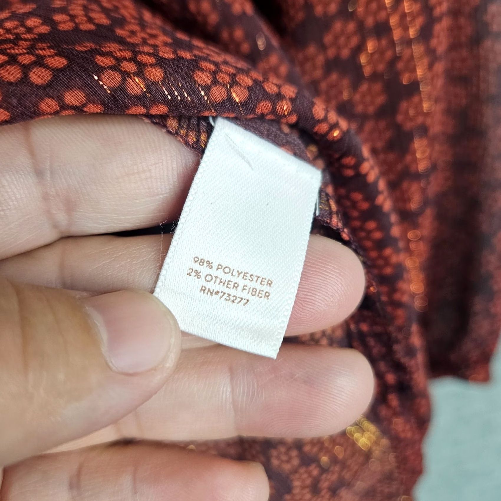 Vintage LC LAUREN CONRAD Pintuck Peasant Blouse Red Sz M Womens Regular 3/4 Sleeve Casual Shirt Brand LC Lauren Conrad Size M / US 6-8 / IT 42-44 - 3 Thumbnail