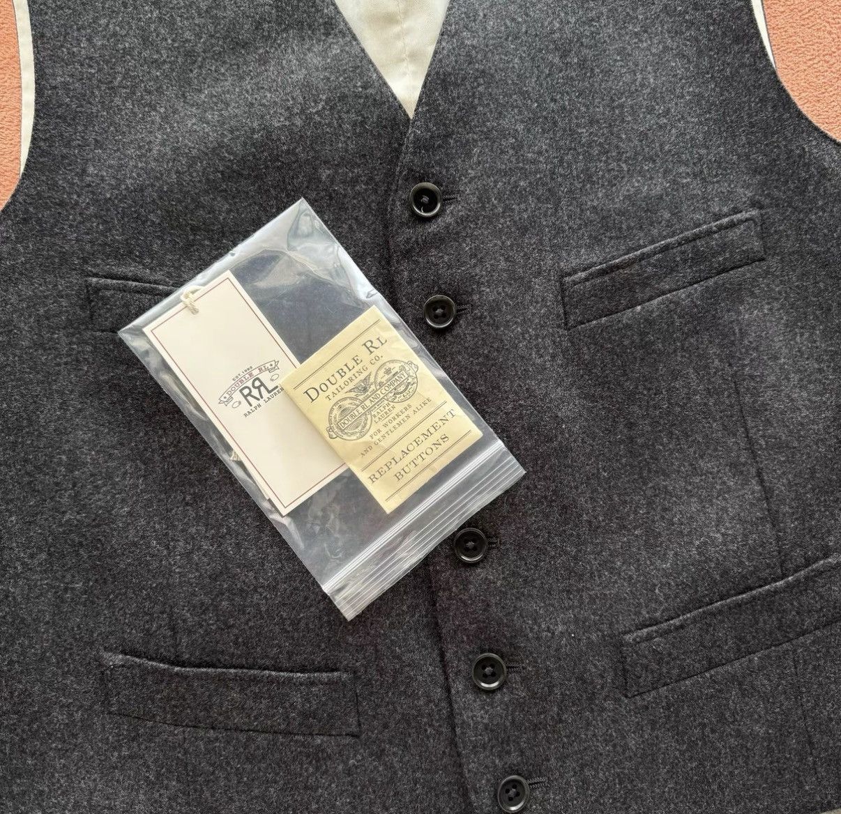 RRL Ralph Lauren RRL Ralph Lauren Double RL Wool Formal Waistcoat K22 Size US M / EU 48-50 / 2 - 5 Thumbnail