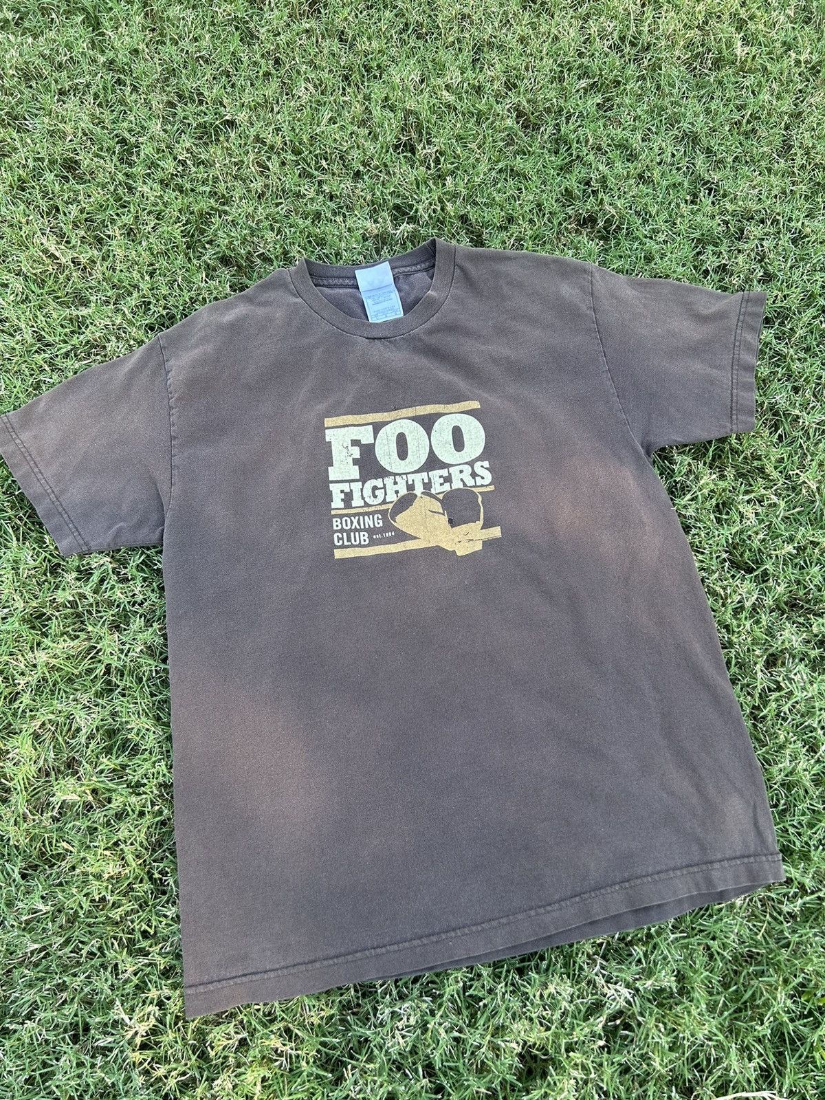 Band Tees × Vintage Rare Vintage 2002 Foo Fighters Boxing Club Tour Tee Size US L / EU 52-54 / 3 - 1 Thumbnail