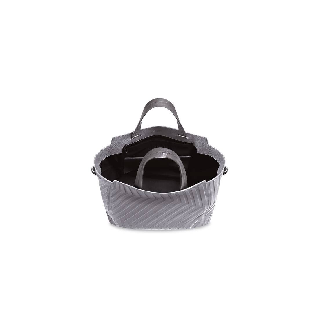 Balenciaga o1w1db10525 Size: OS / Car Medium East-West Tote Bag Grey Size ONE SIZE - 6 Thumbnail