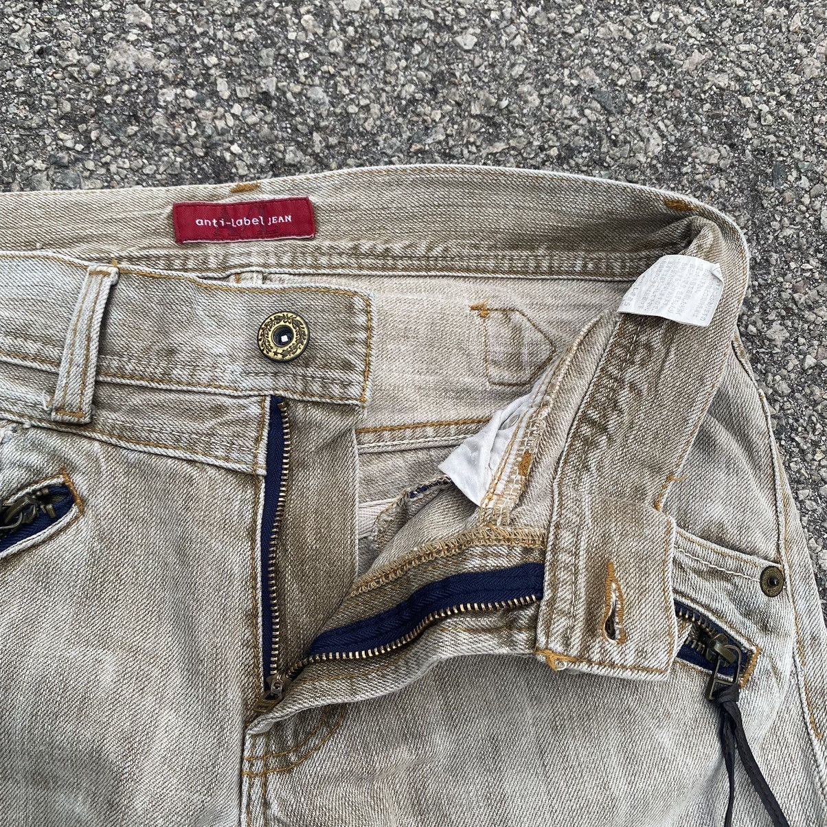 If Six Was Nine ANTI LABEL JEAN Vintage Lowrise Flare Size US 30 / EU 46 - 7 Thumbnail