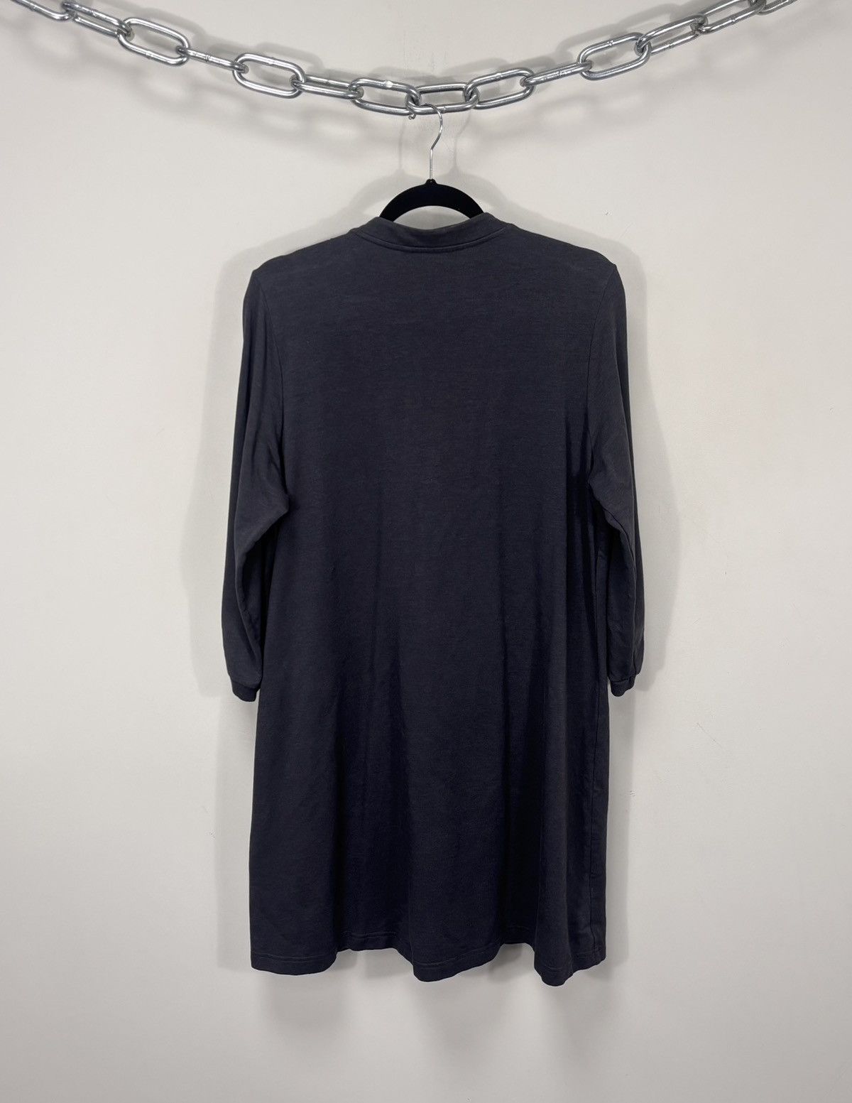 Marimekko Marimekko Women’s Grey Cotton Blend Long Cardigan Dress Size XL / US 12-14 / IT 48-50 - 17 Thumbnail