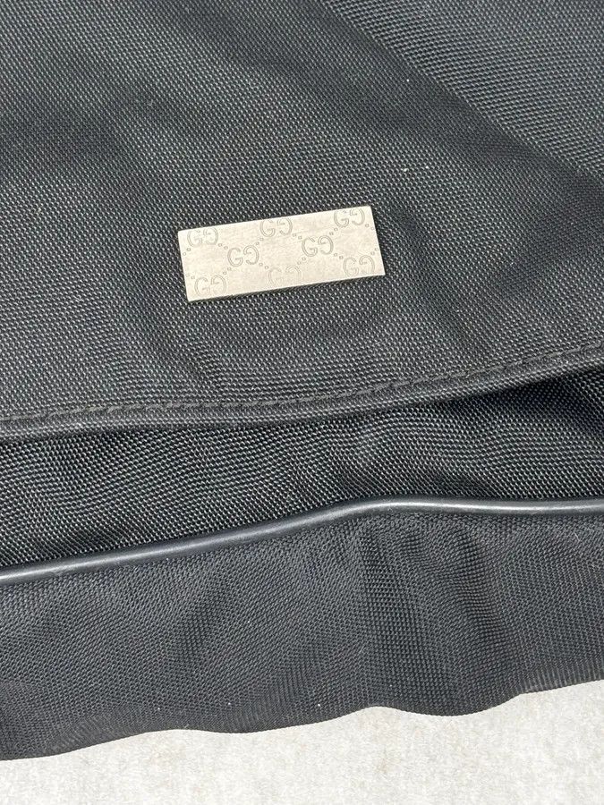 Gucci 2010s Gucci Black Nylon Shoulder Bag Size ONE SIZE - 7 Thumbnail