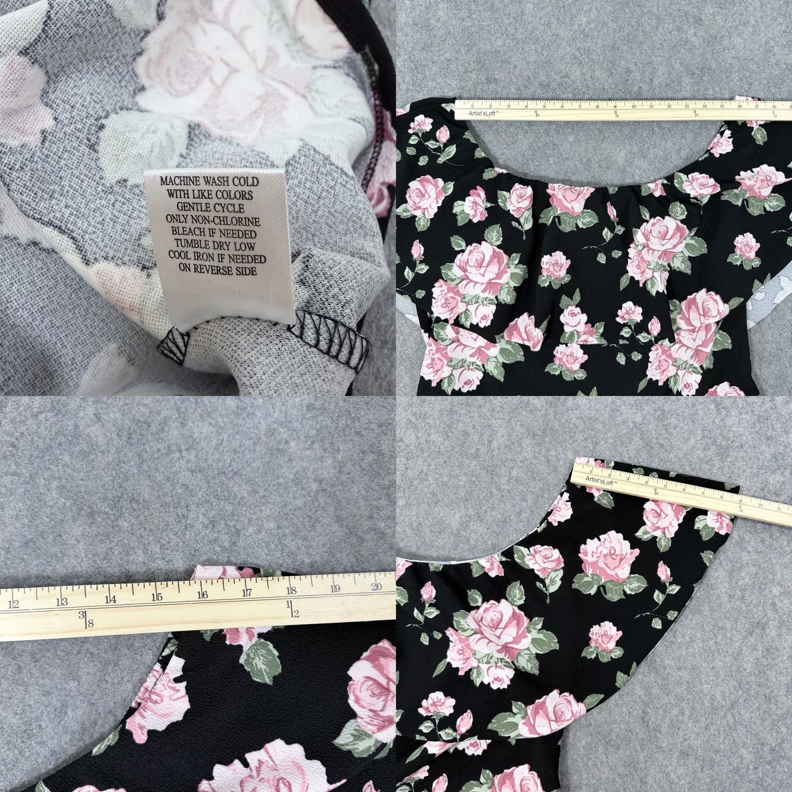 Almost Famous Almost Famous Floral Pullover Dress Women's Size 3X Multicolors Size XXL / US 16-18 / IT 52-54 - 10 Thumbnail