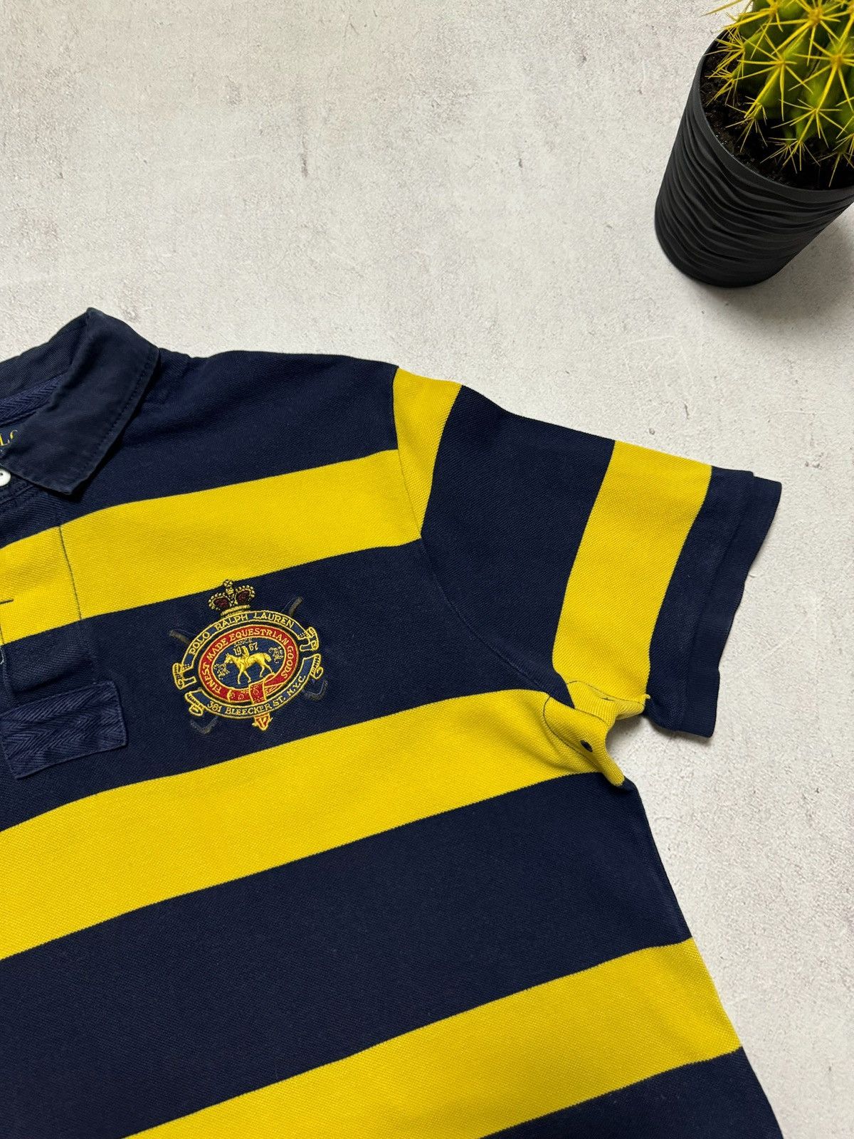 Polo Ralph Lauren × Vintage Vintage Polo Ralph Lauren New York Polo T Shirt Big Pony 90s Size US XL / EU 56 / 4 - 3 Thumbnail