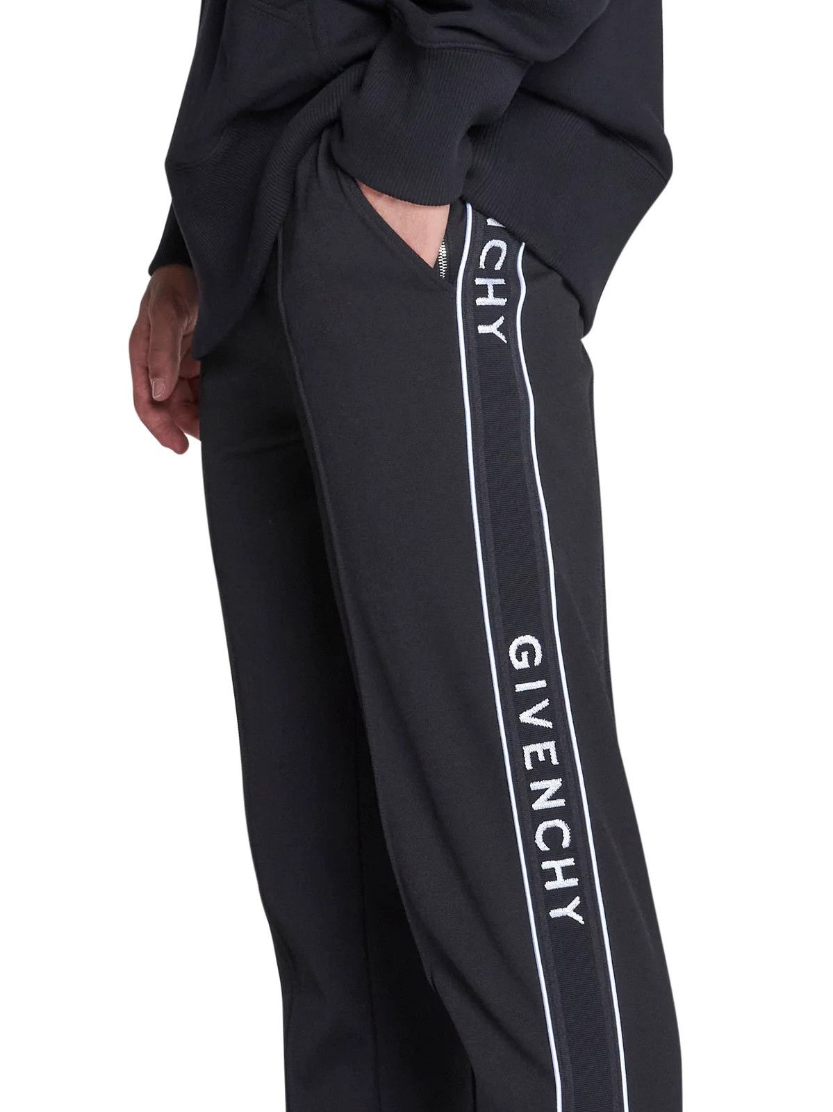 Givenchy o1gr1nt0125 Givenchy Logo-Stripe Track Pant in Black Size US 38 / EU 54 - 5 Thumbnail