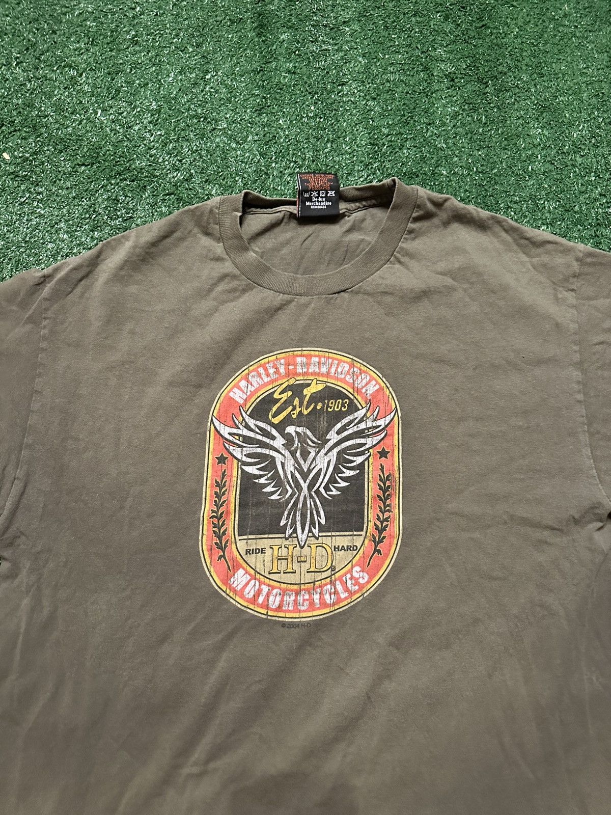 Harley Davidson Vintage 2004 Route 66 Harley Davidson Flames Shirt Size L Size US L / EU 52-54 / 3 - 4 Thumbnail