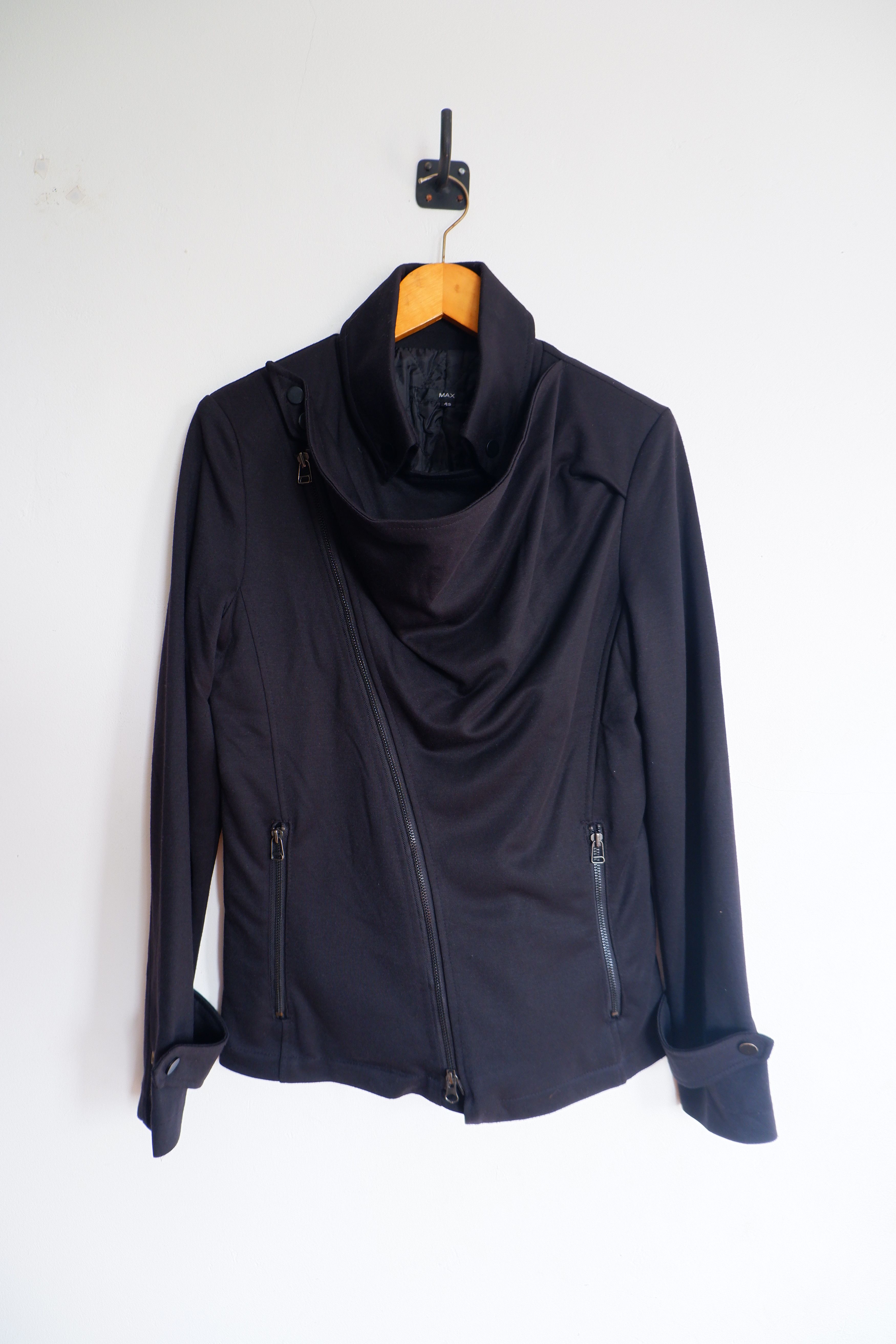 If Six Was Nine Vintage MAX Gothic Asymetric Zip Jacket Size US M / EU 48-50 / 2 - 1 Thumbnail