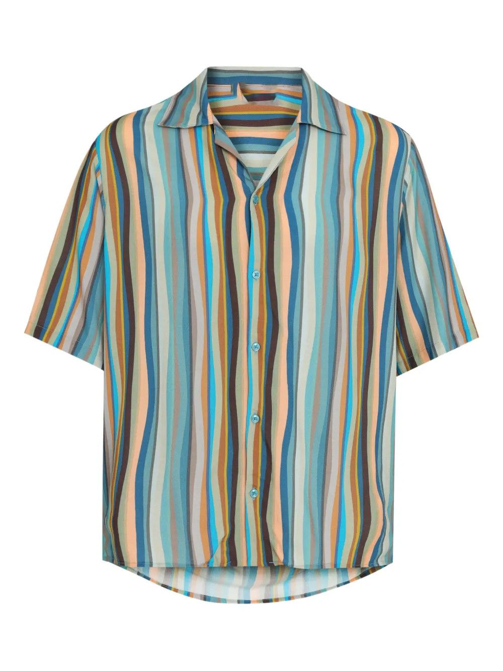 Other Striped Short-Sleeve Shirt – Casual Menswear Essential Size US L / EU 52-54 / 3 - 1 Thumbnail
