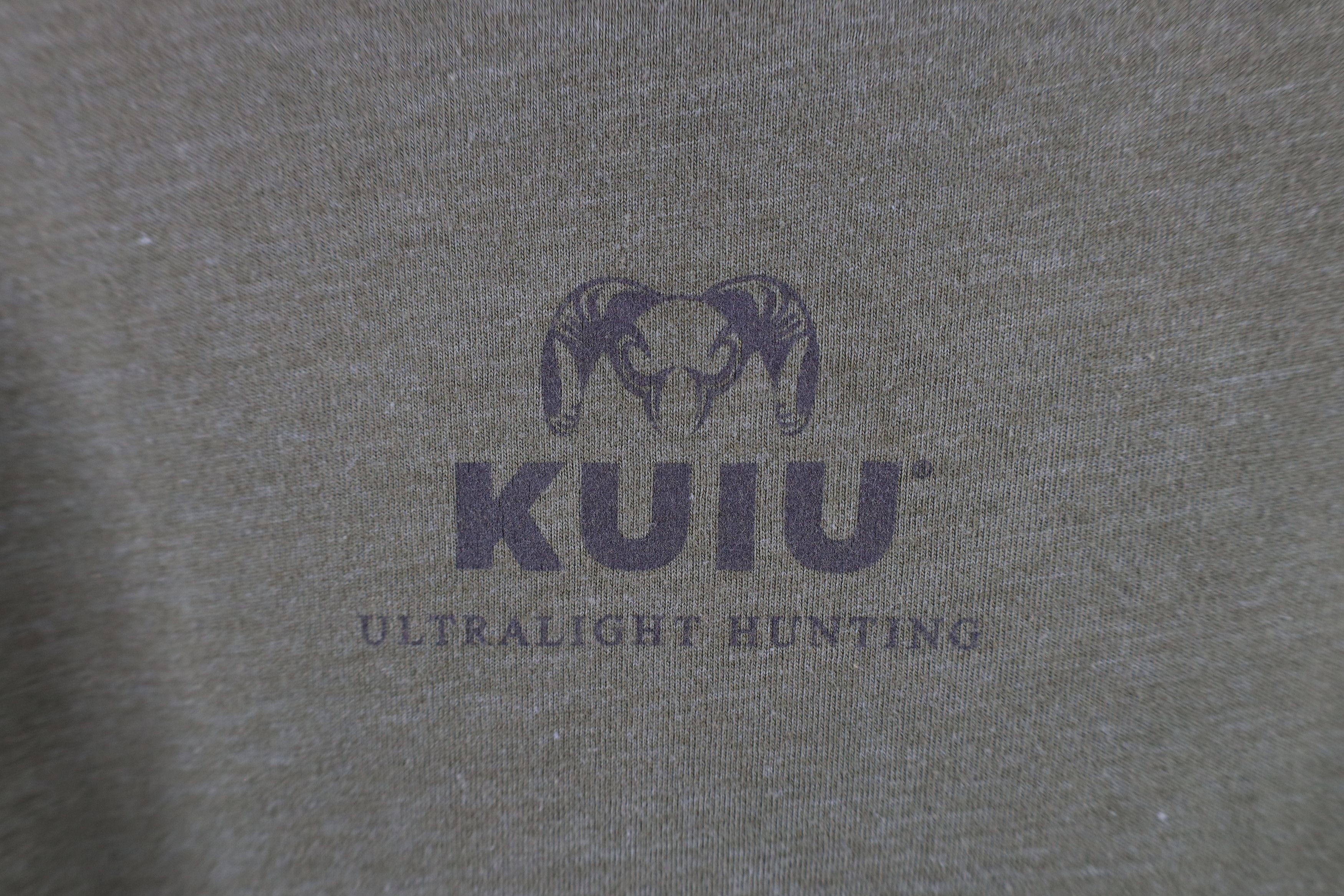 Vintage Kuiu Spell Out Ultralight Hunting Short Sleeve T-Shirt Green Size US XXL / EU 58 / 5 - 8 Thumbnail