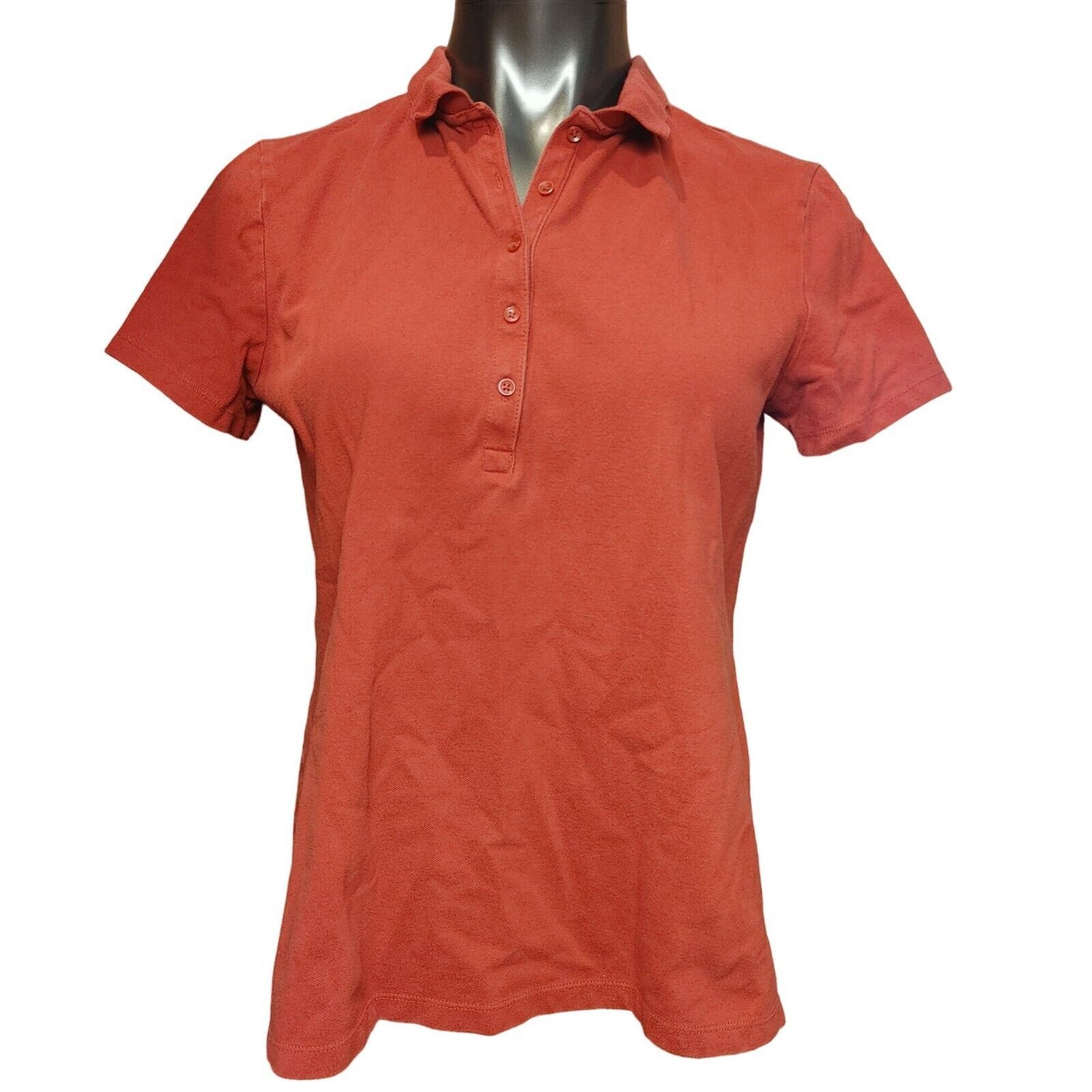 Vintage Lou Lou Women's Red Short Sleeve Knit Embroidered Neck-Line Size M / US 6-8 / IT 42-44 - 1 Thumbnail