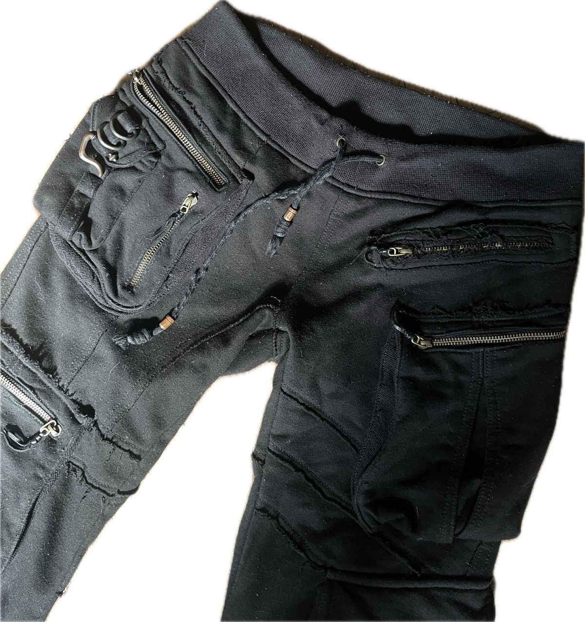 14th Addiction RARE! 14th Addiction 3d Pocket Cargo Sweatpants Size 30" / US 8 / IT 44 - 3 Thumbnail