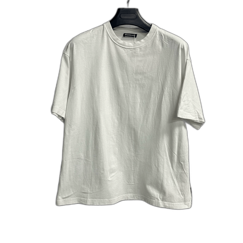 Balenciaga Balenciaga White Logo Print Short Sleeve T-Shirt Size US S / EU 44-46 / 1 - 1 Thumbnail