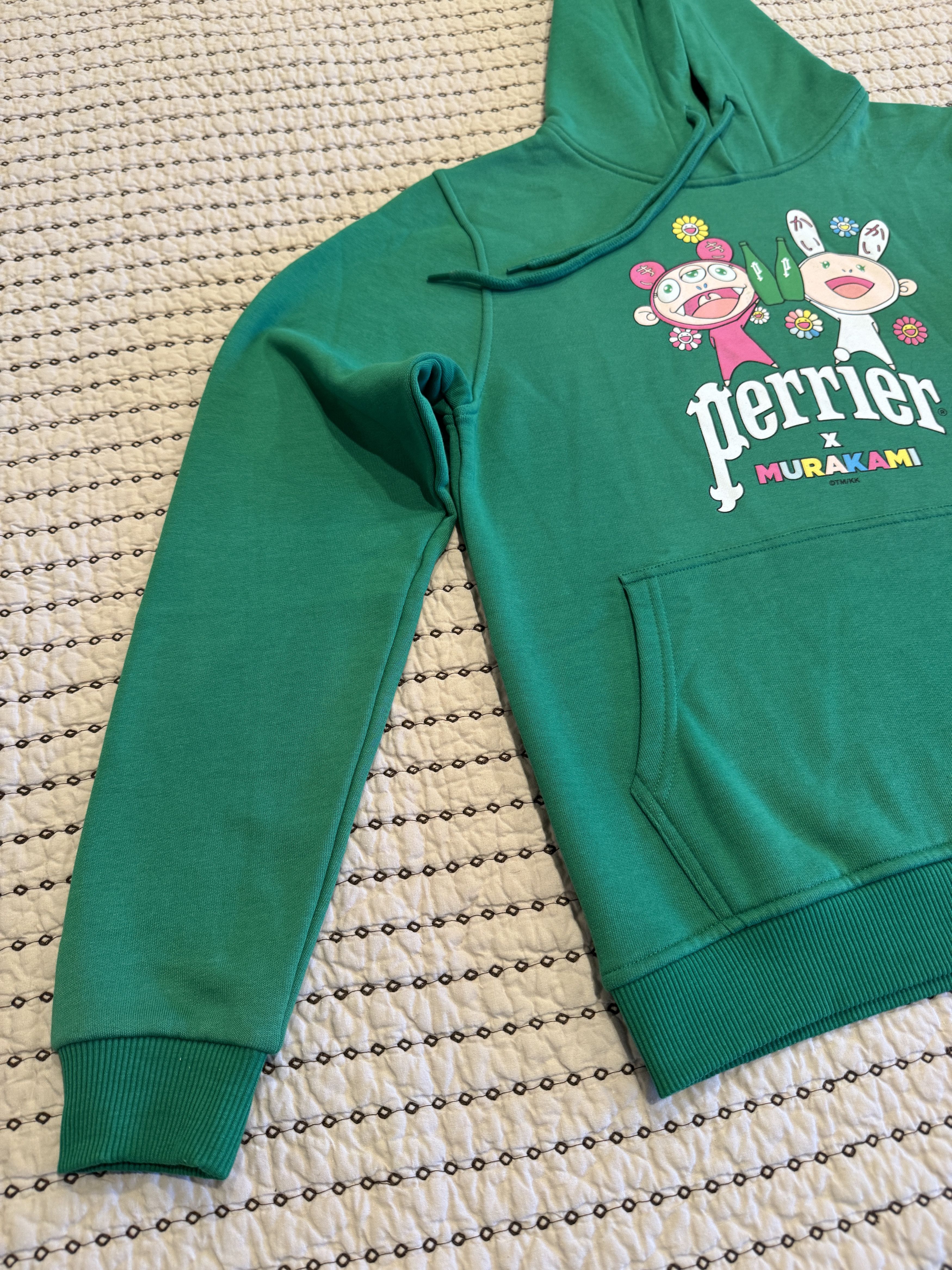 Takashi Murakami TAKASHI MURAKAMI X PERRIER HOODIE SWEATSHIRT GREEN MEDIUM Size US M / EU 48-50 / 2 - 3 Thumbnail