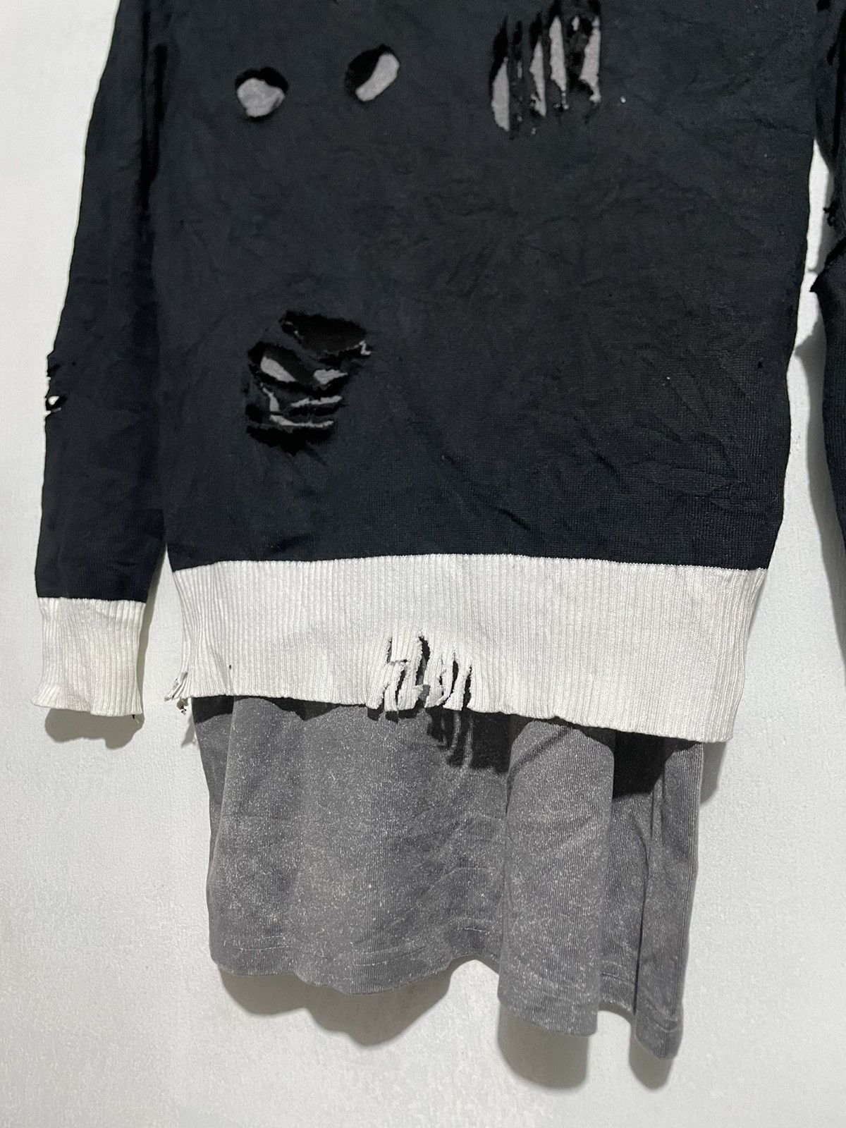 If Six Was Nine Skull Distressed Knit Punk Lgb Ifsixwasnine Style Size US S / EU 44-46 / 1 - 15 Thumbnail