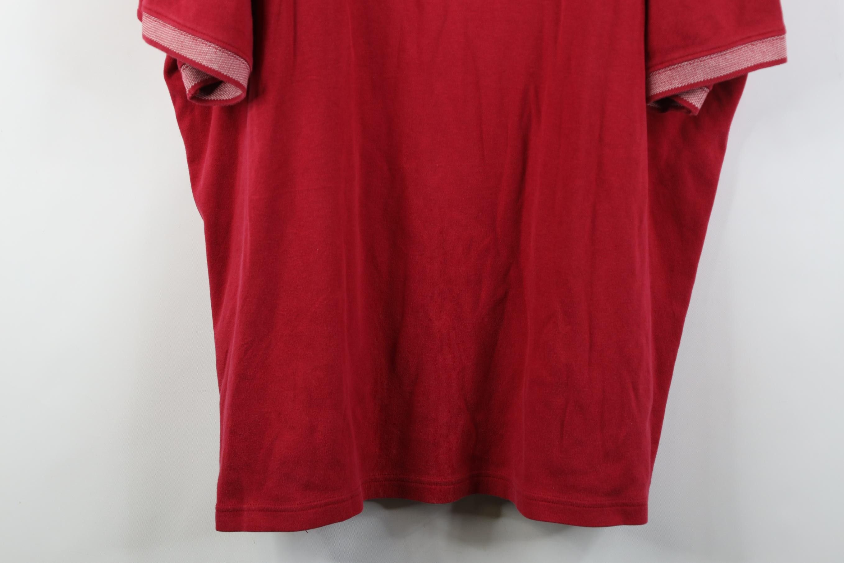 Vintage Vintage 90s Looney Tunes Wile E Coyote Golf Polo Shirt Red Size US XXL / EU 58 / 5 - 3 Thumbnail