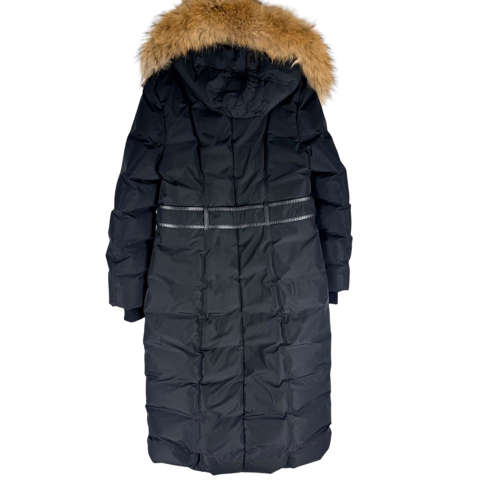 Mackage Mackage Jada Duck Down Fur Long Maxi Parka Coat Black Size L Size L / US 10 / IT 46 - 7 Thumbnail