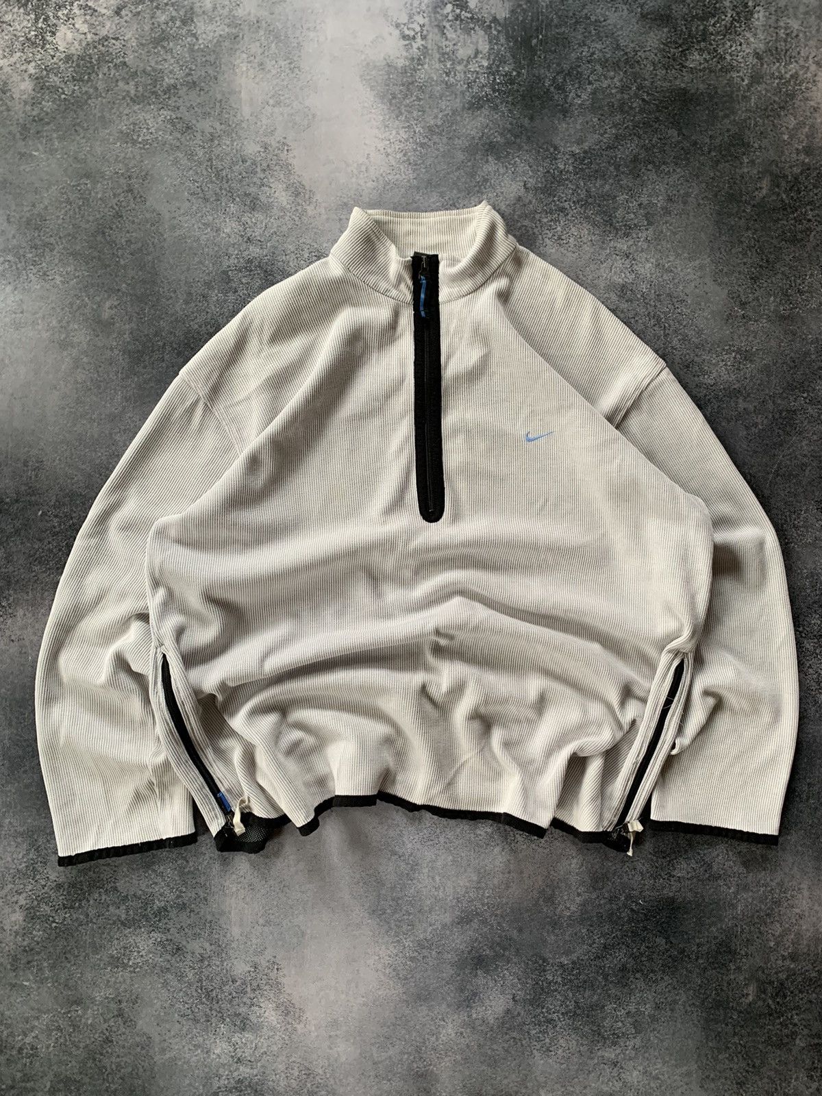 Nike × Vintage Nike vintage 1/3 zip up sweatshirt y2k Size US XL / EU 56 / 4 - 1 Thumbnail