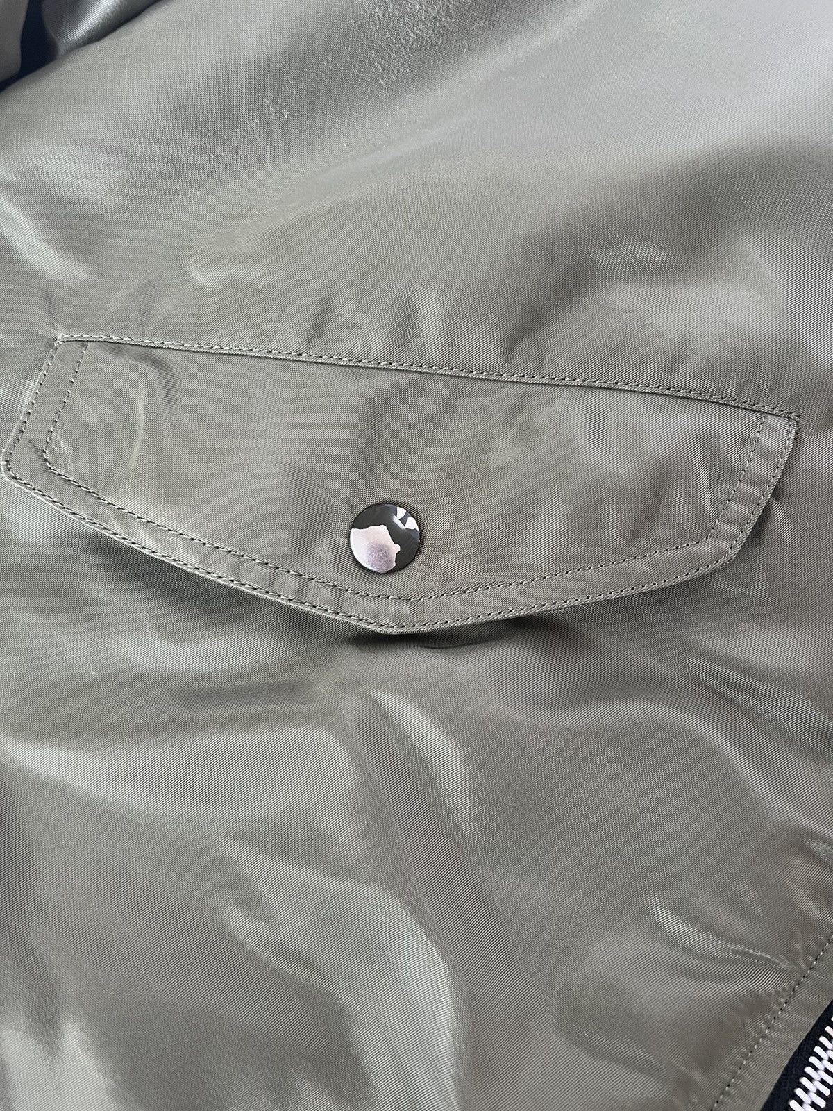 Saint Laurent Paris Saint Laurent FW15 Olive Bomber Jacket Sz. 50 Size US M / EU 48-50 / 2 - 10 Thumbnail