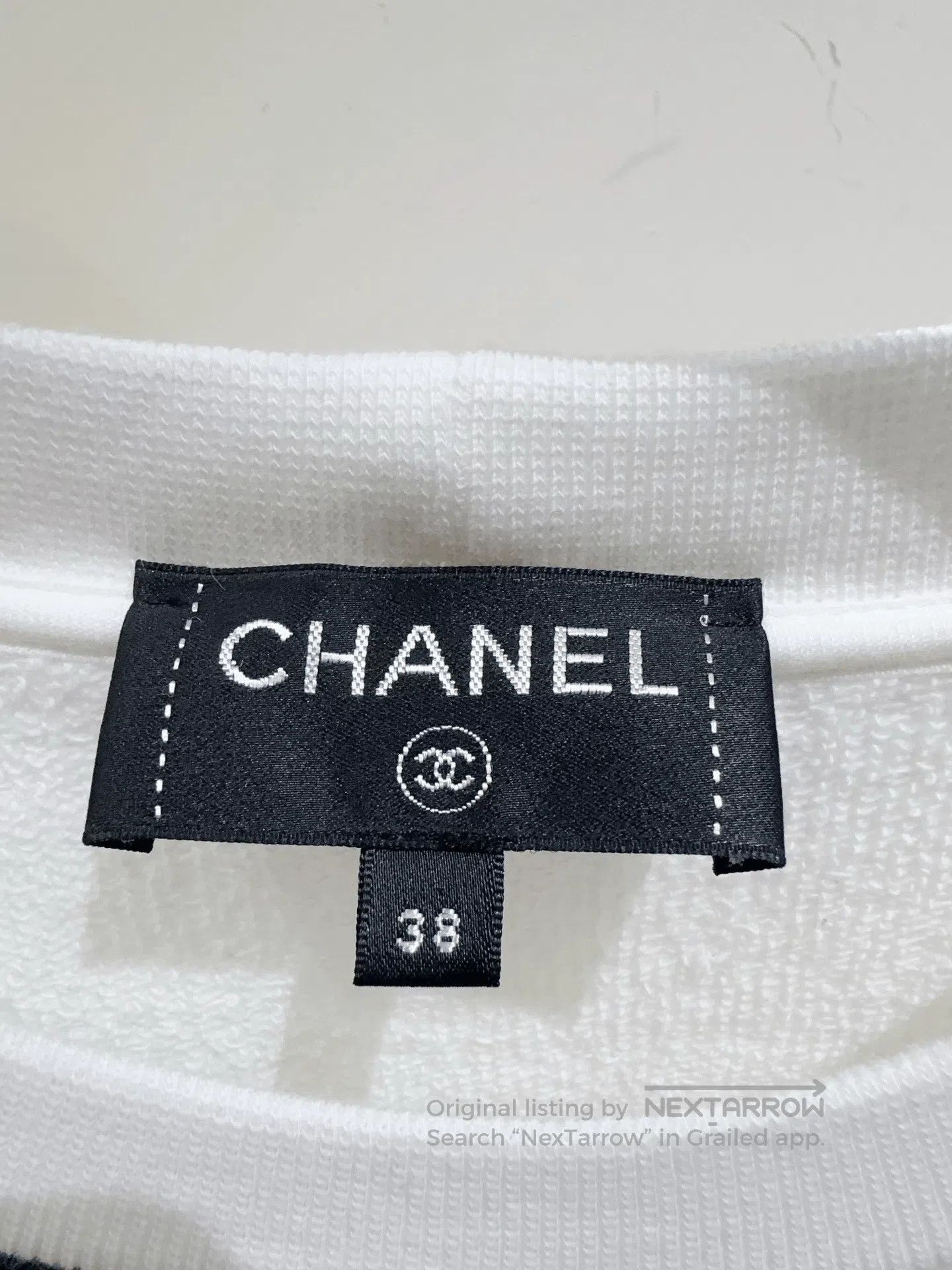 Chanel Chanel Large Double C Logo Sweatshirt. Size S / US 4 / IT 40 - 2 Thumbnail