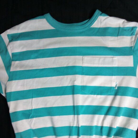 Hang Ten Vintage Hang Ten Striped Pocket Surf T-Shirt Size L / US 10 / IT 46 - 2 Thumbnail