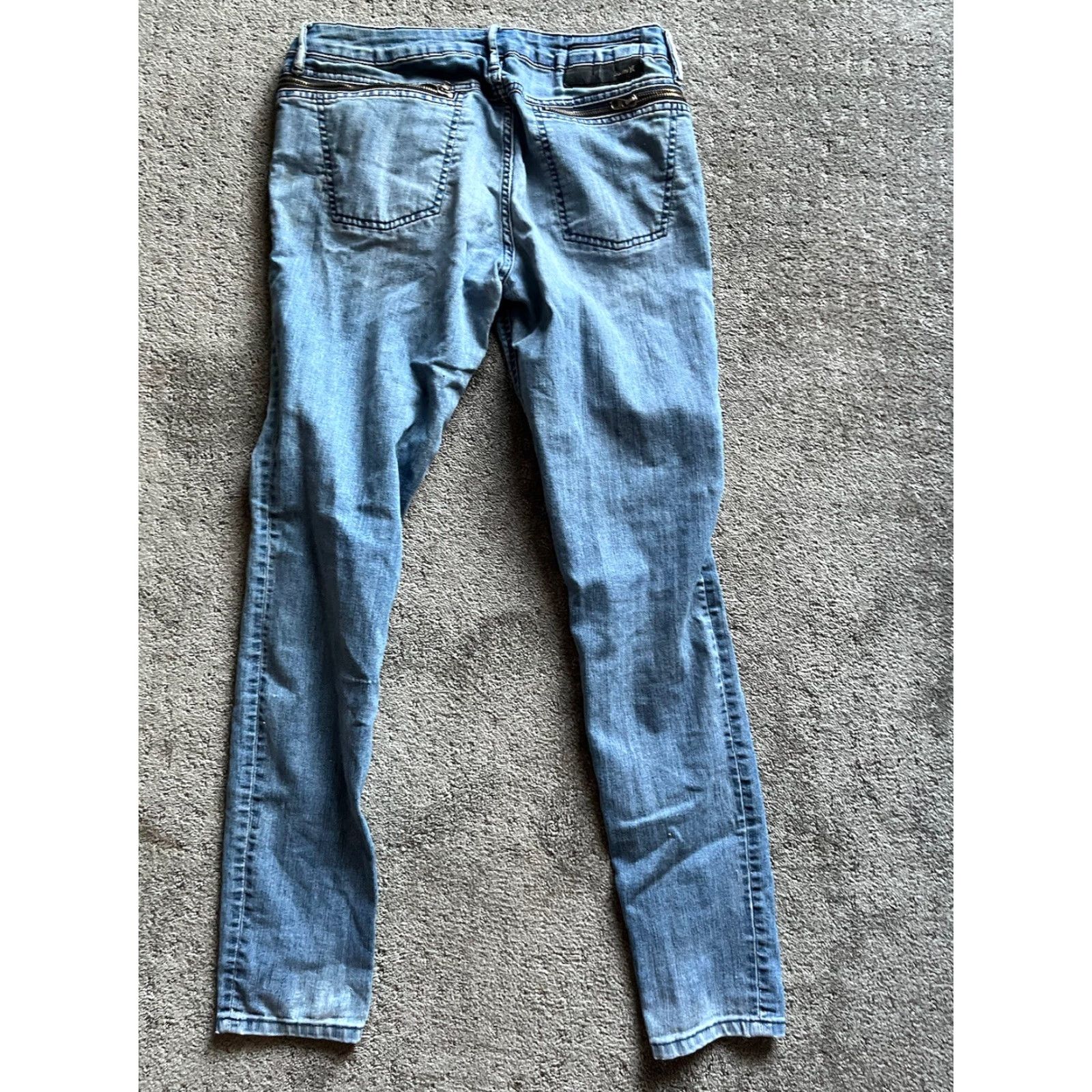 Hurley Hurley Jeans Women 90 Degree Size 7 Medium Wash Legging Size 28" / US 6 / IT 42 - 4 Thumbnail