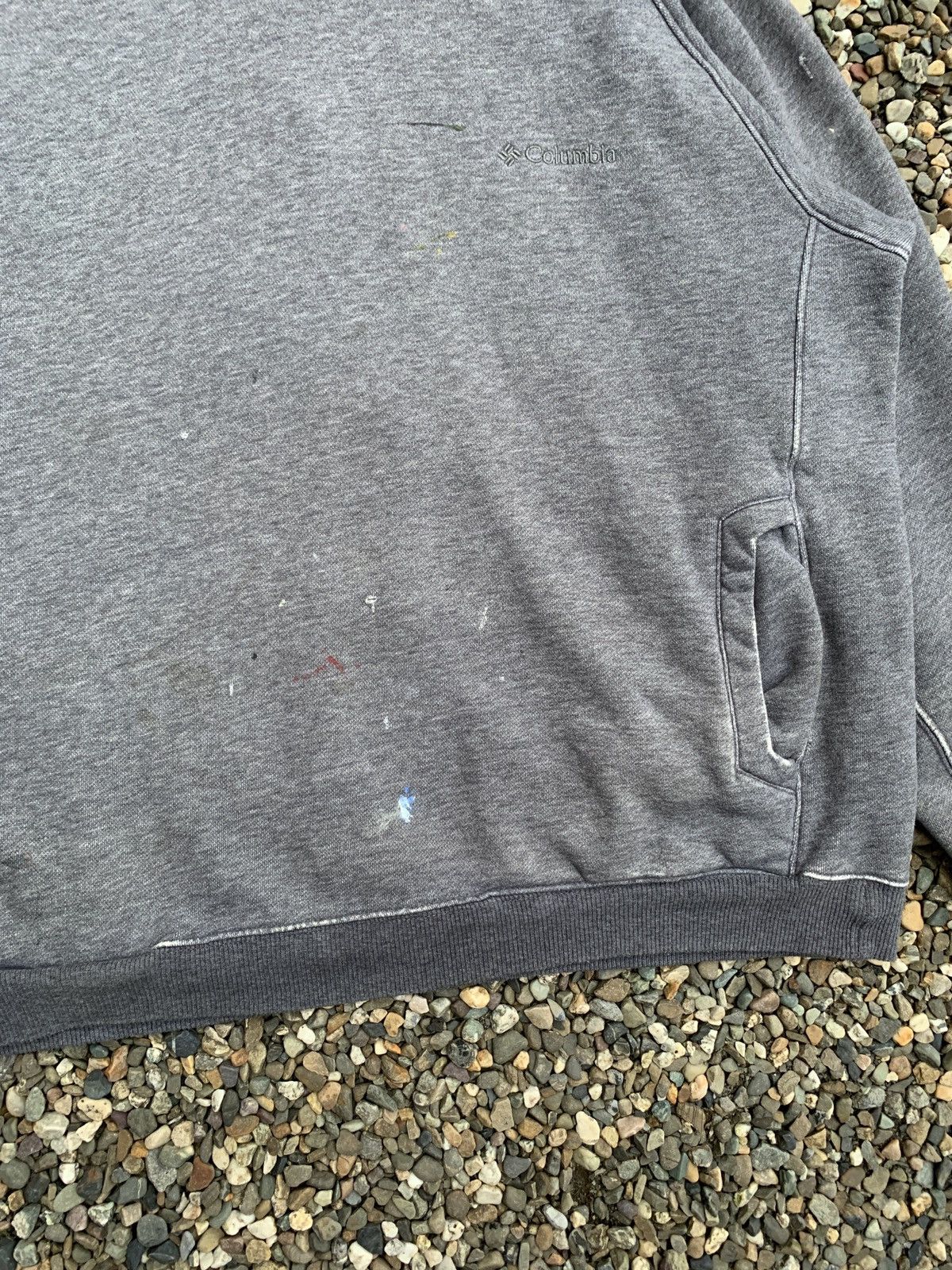 Columbia Columbia Sportswear Distressed Pullover Hooded Sweatshirt Size US L / EU 52-54 / 3 - 3 Thumbnail