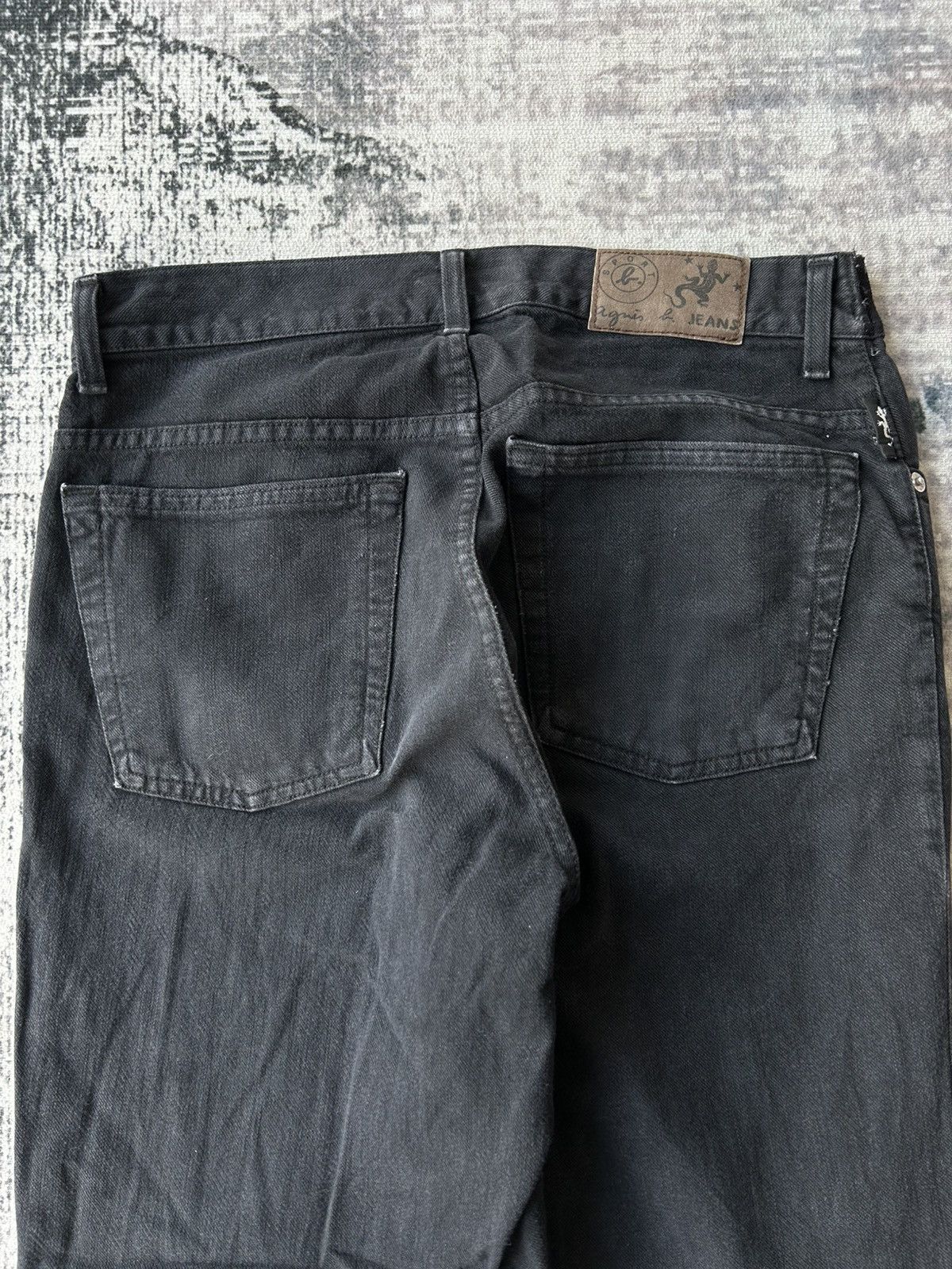 agnes b. Agnes.b Black Plain Jeans Size US 29 - 10 Thumbnail