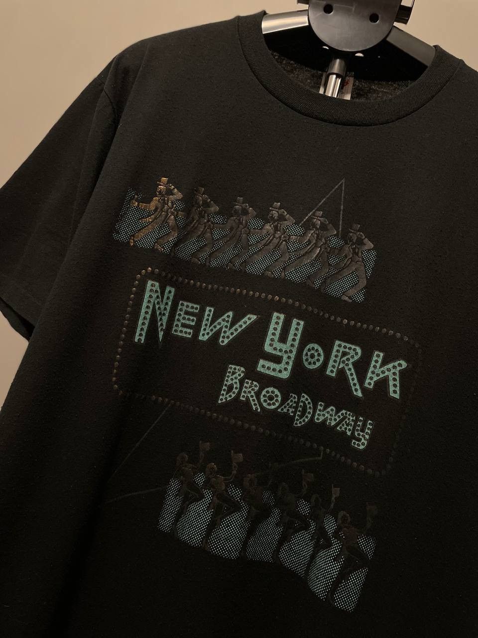 Vintage New York Broadway Vintage T shirt Jerzees Made in USA Size US XL / EU 56 / 4 - 2 Thumbnail