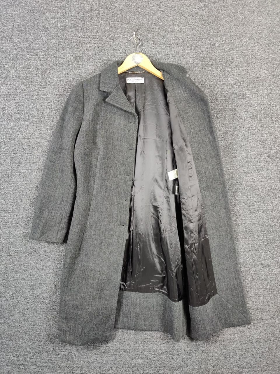 Dolce & Gabbana Vintage Dolce & Gabbana Single Breasted Wool Coat Size US M / EU 48-50 / 2 - 6 Thumbnail