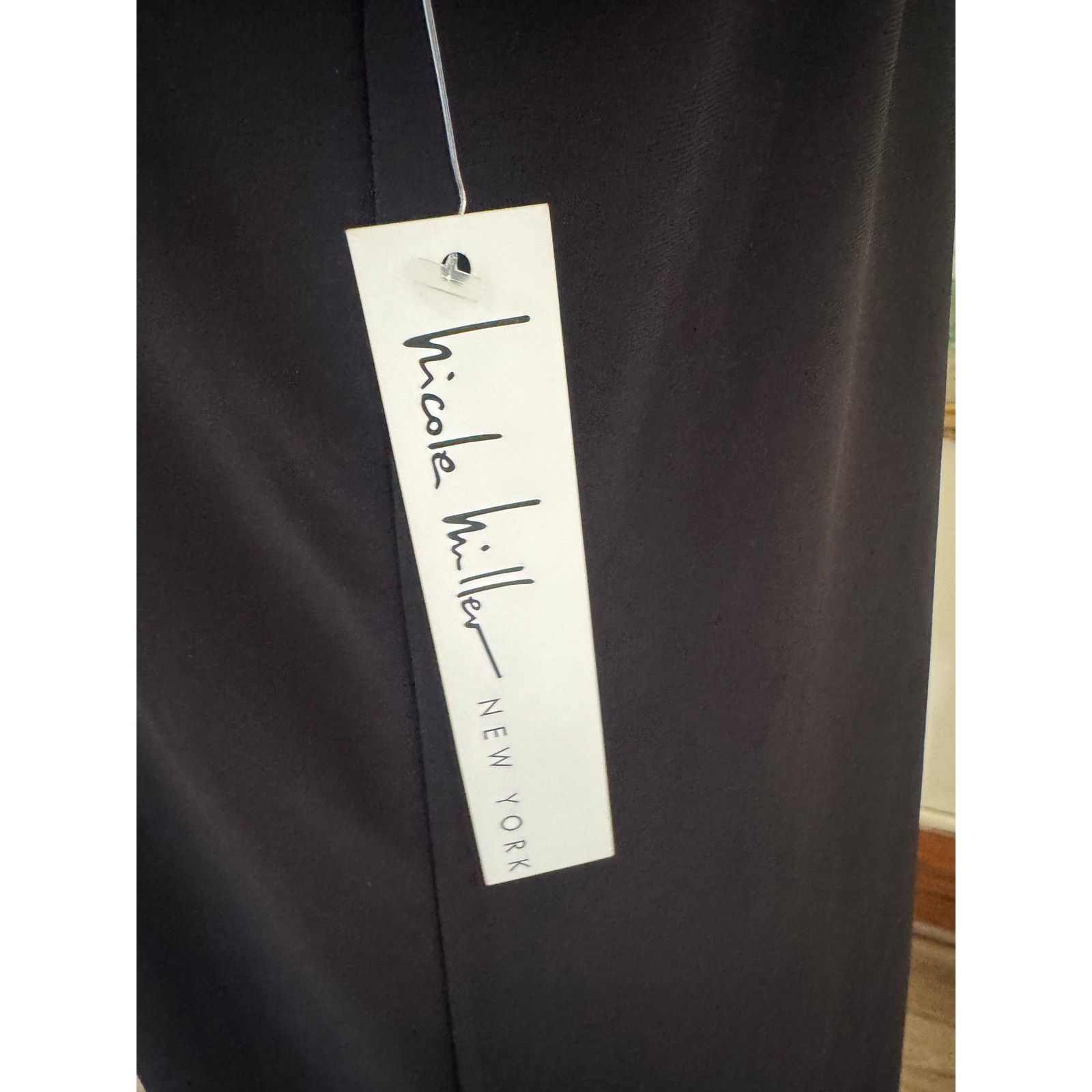 Nicole Miller NWT Nicole Miller Black Swing Dress Short Sleeve Stretch M Size M / US 6-8 / IT 42-44 - 2 Thumbnail