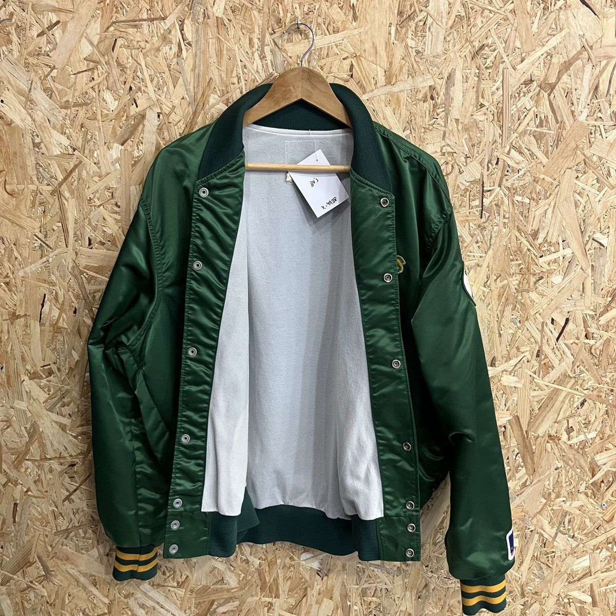 Starter Vintage Oakland Athletics 80’s Pyramid Satin Bomber Jacket Size US XL / EU 56 / 4 - 3 Thumbnail