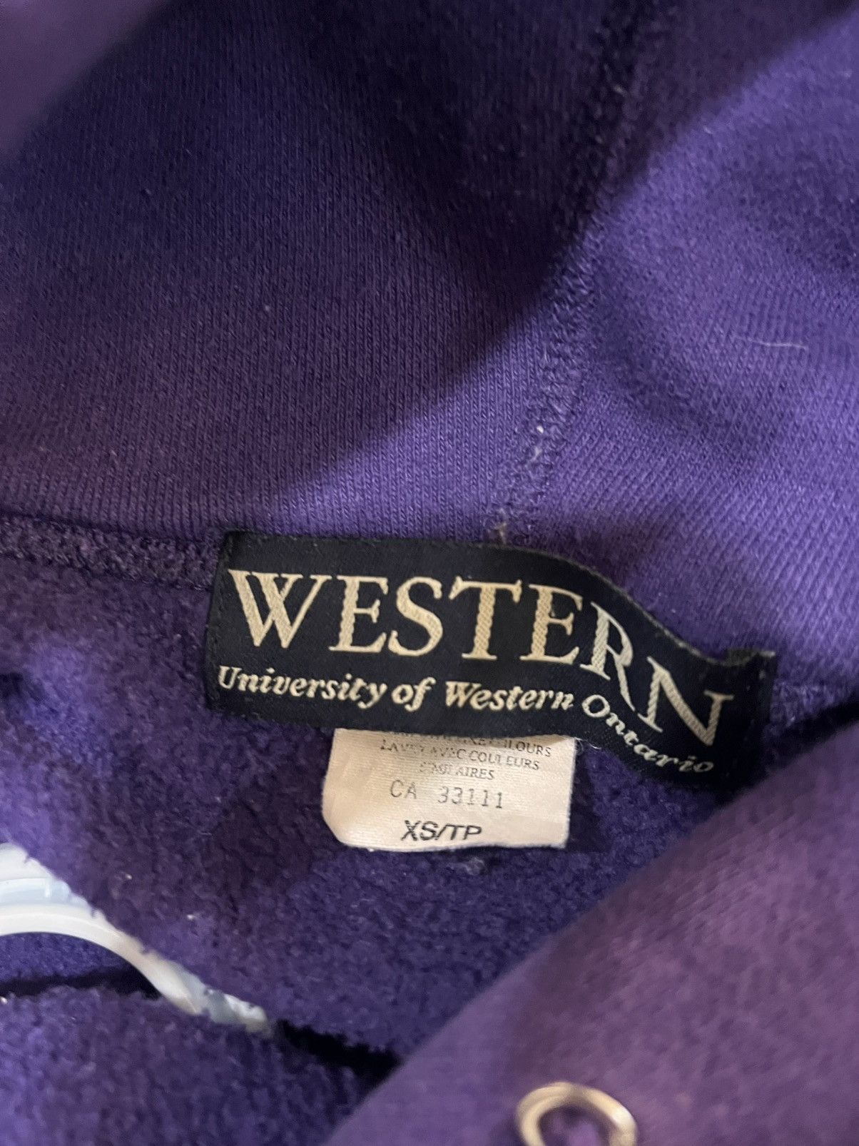 Vintage Vintage Western University Hoodie Size US M / EU 48-50 / 2 - 2 Thumbnail