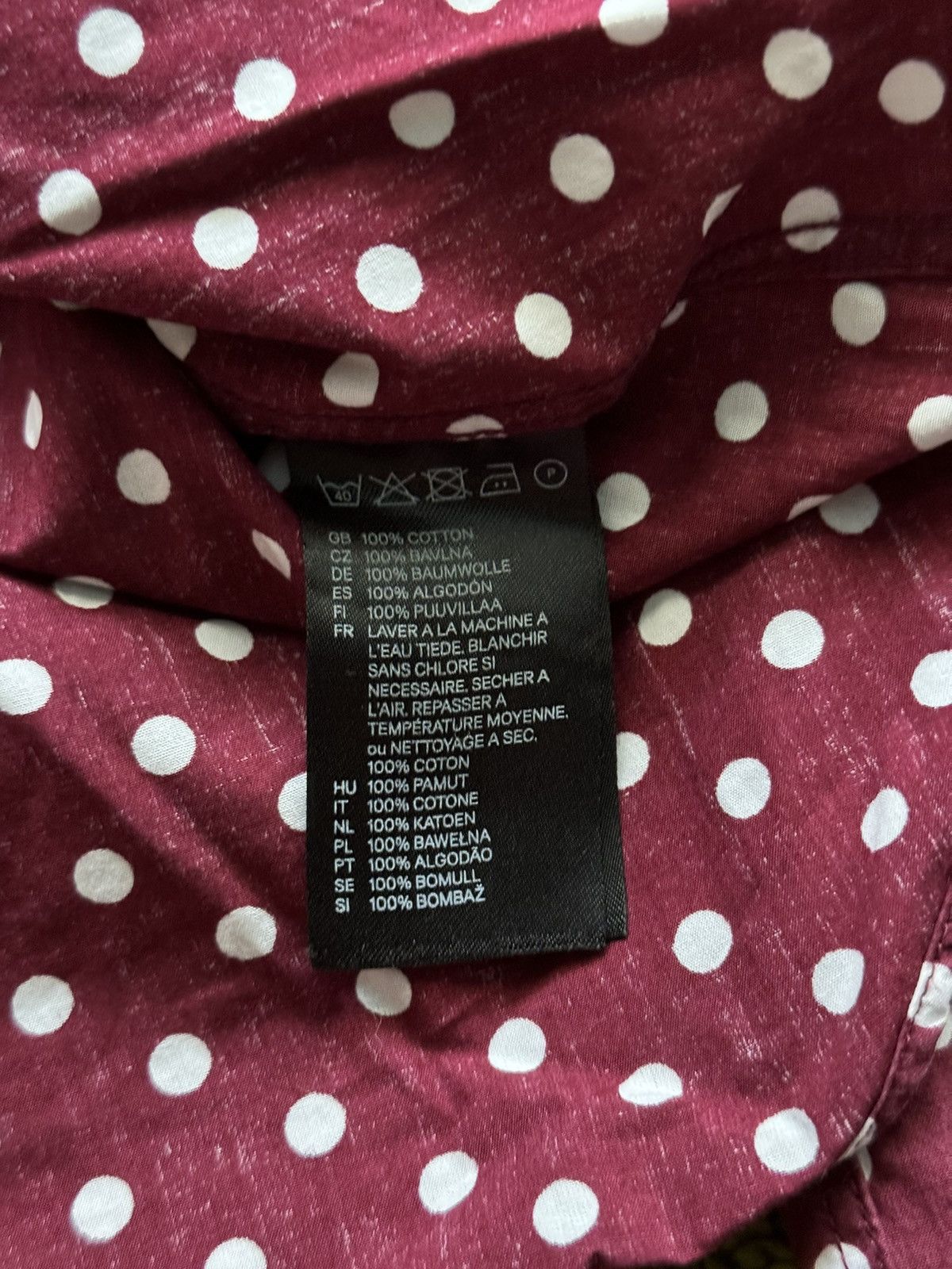 Comme des Garcons × Japanese Brand Comme des Garçons CDG x H&M avant garde polk dot shirt Size S / US 4 / IT 40 - 7 Thumbnail