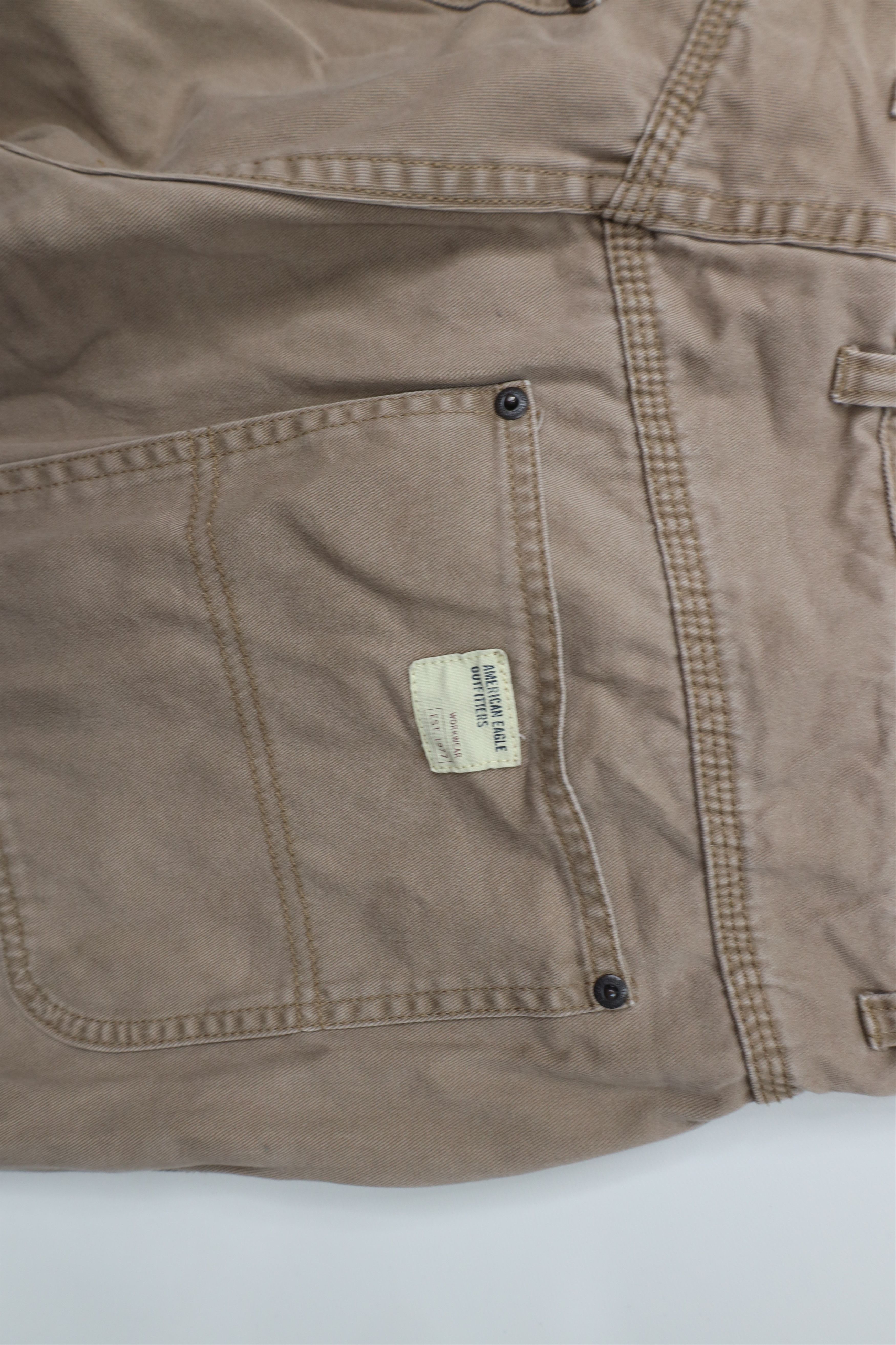 American Eagle Outfitters Vintage 90s Y2K American Eagle Workwear Wide Leg Pants Size US 36 / EU 52 - 14 Thumbnail