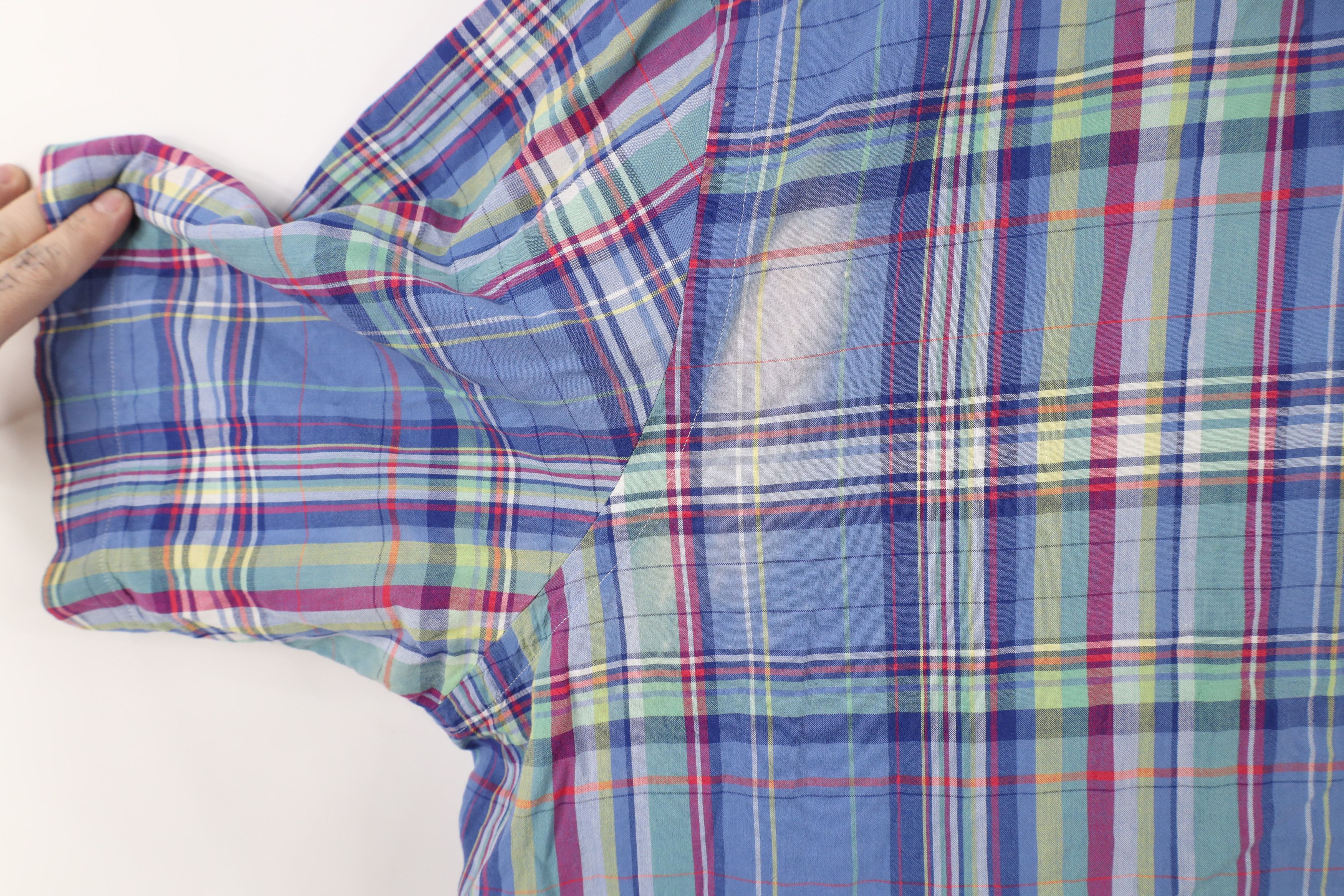 Polo Ralph Lauren Vintage 90s Ralph Lauren Plaid Button Down Shirt Cotton Size US XXL / EU 58 / 5 - 5 Thumbnail