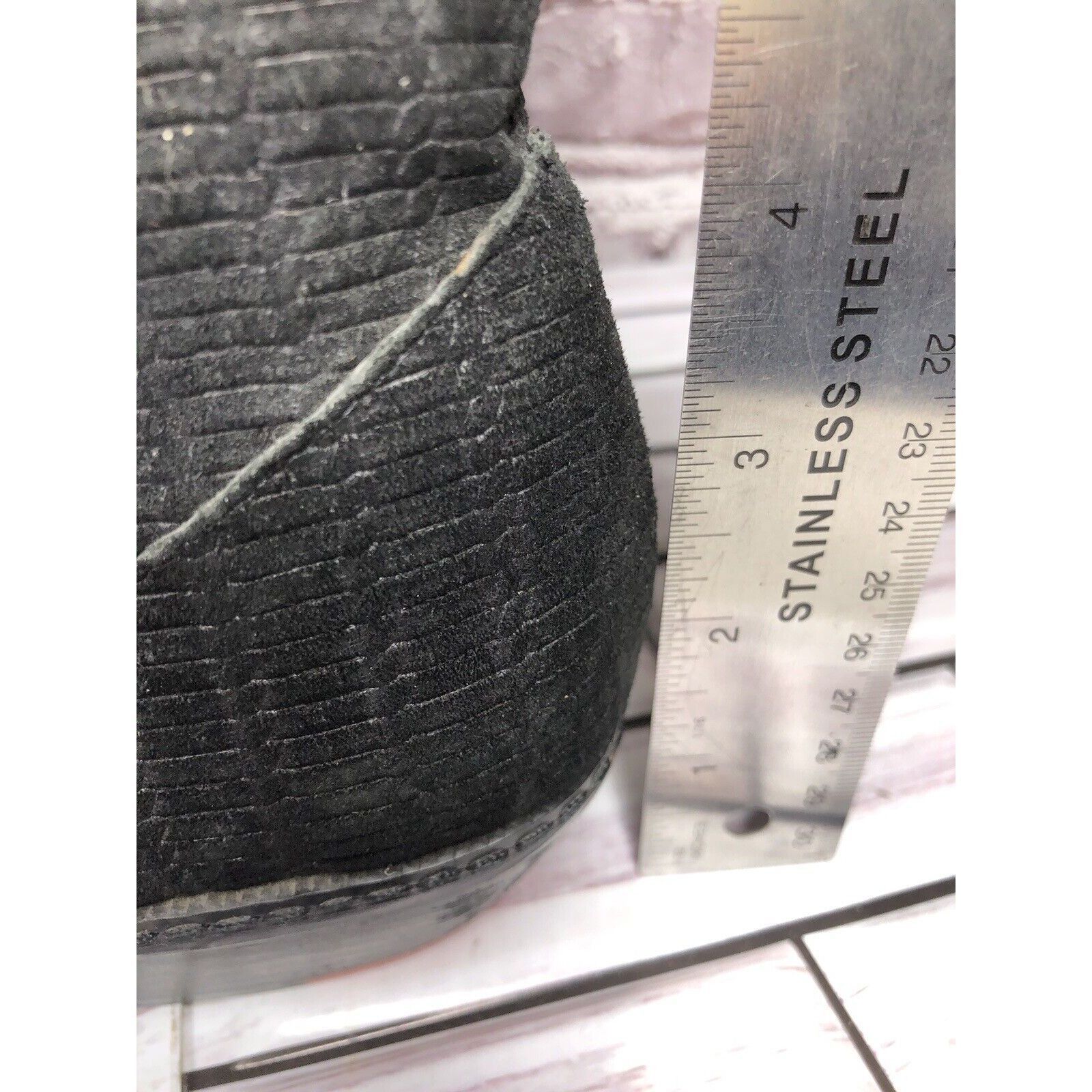 Joe's Joe's Black Suede Leather Western Casual Pull On Heel Boots Size US 7 / IT 37 - 14 Thumbnail