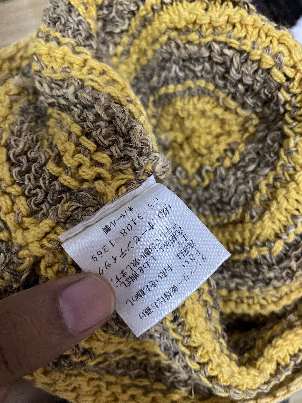 Japanese Brand Japanese Brand Crochet Beanie Hat Size ONE SIZE - 7 Thumbnail