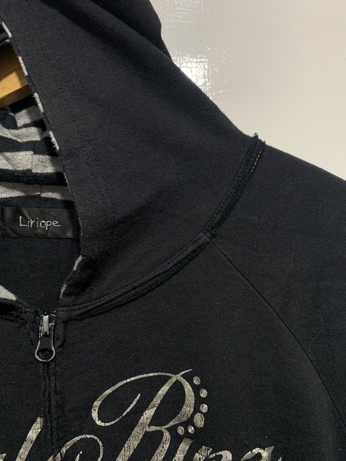 Japanese Brand Liriope Poem Gothic Distressed Zip Jacket Hoodie Size US L / EU 52-54 / 3 - 3 Thumbnail