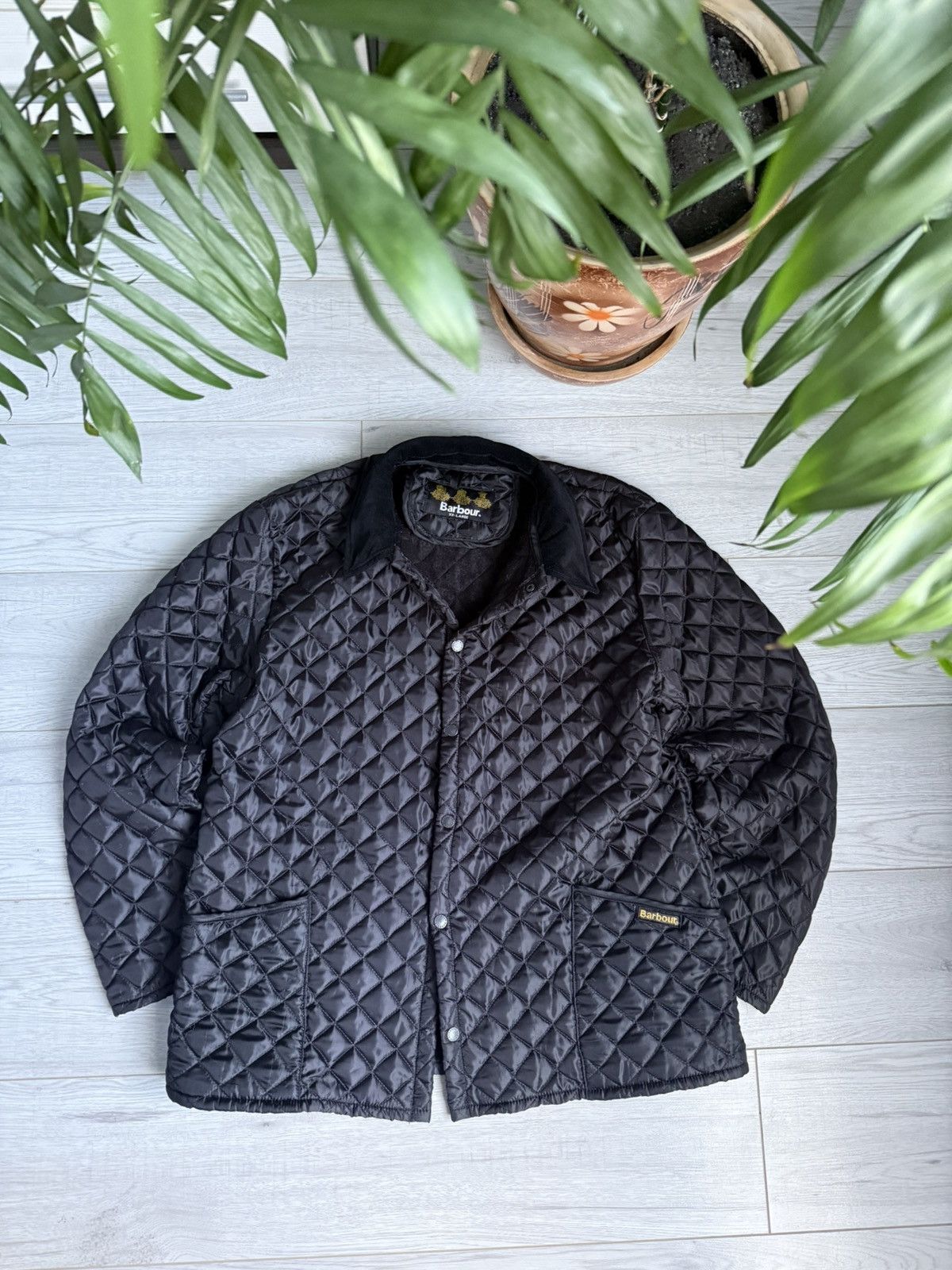 Barbour Vintage Quilted Jacket Barbour Size US XXL / EU 58 / 5 - 1 Thumbnail