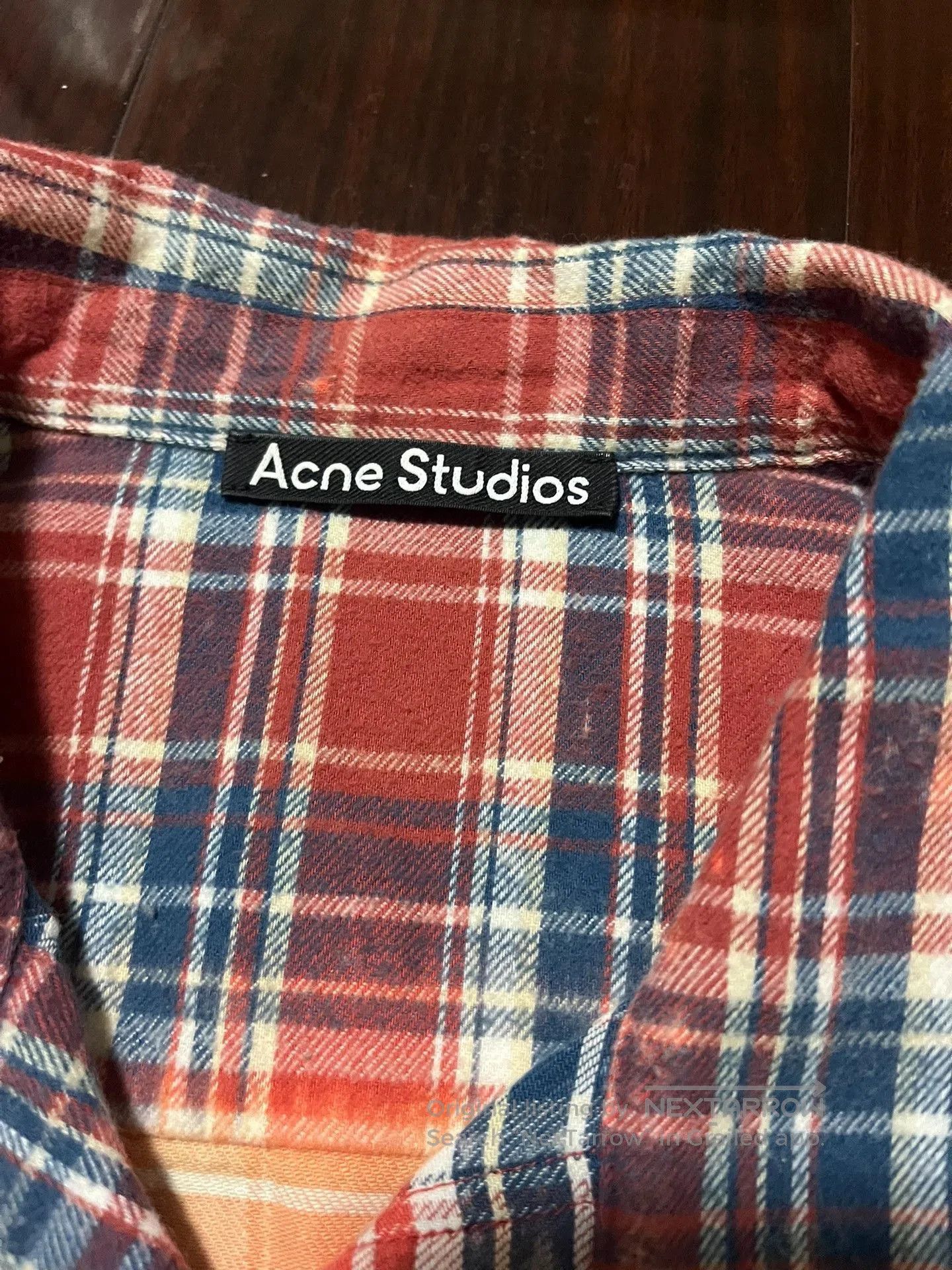 Acne Studios Acne Studios Bleached Check Overshirt. Size US L / EU 52-54 / 3 - 3 Thumbnail