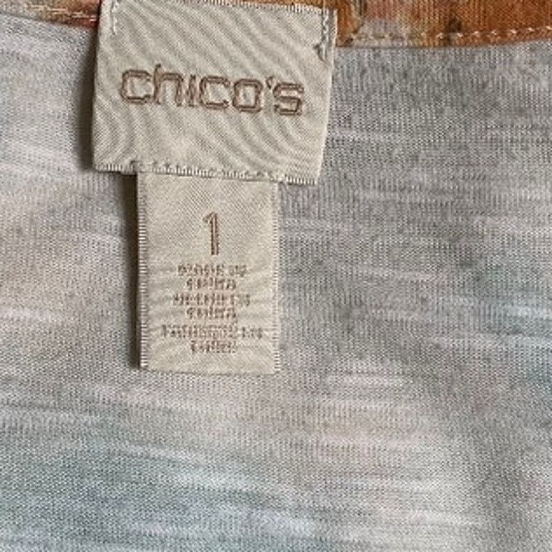 Chicos Chico's Women's US Medium Top Seaside Sangria Kimono Sleeve Size M / US 6-8 / IT 42-44 - 8 Thumbnail