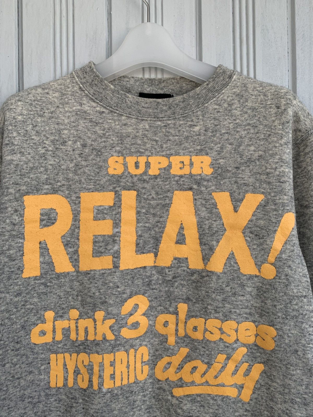 Hysteric Glamour Hysteric Glamour Super Relax Adult Gray Crewneck Sweatshirt Size US S / EU 44-46 / 1 - 2 Thumbnail